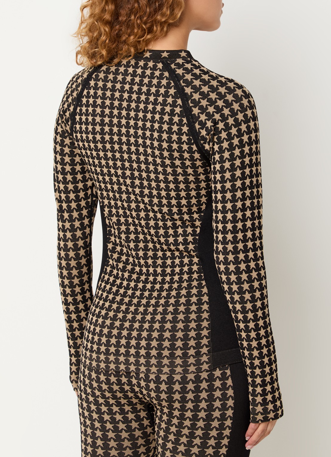 Goldbergh Starlet longsleeve met print - achterkant 2 zwart