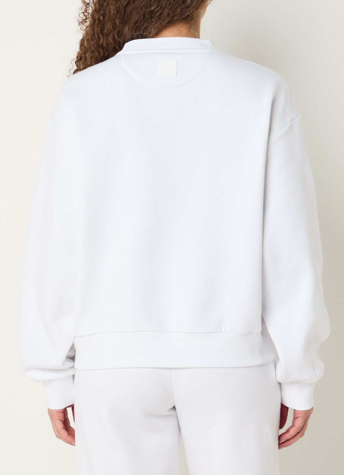 Goldbergh Sweater met logo - achterkant 4 wit