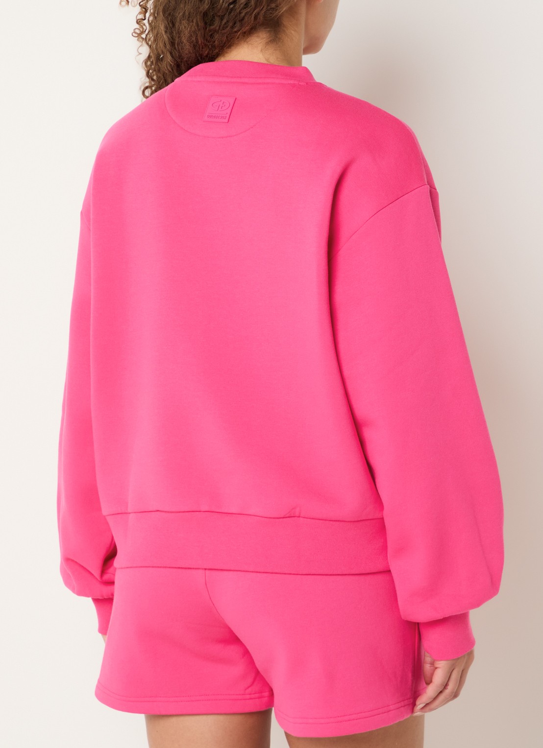 Goldbergh Sweater met logo - achterkant 2 fuchsia