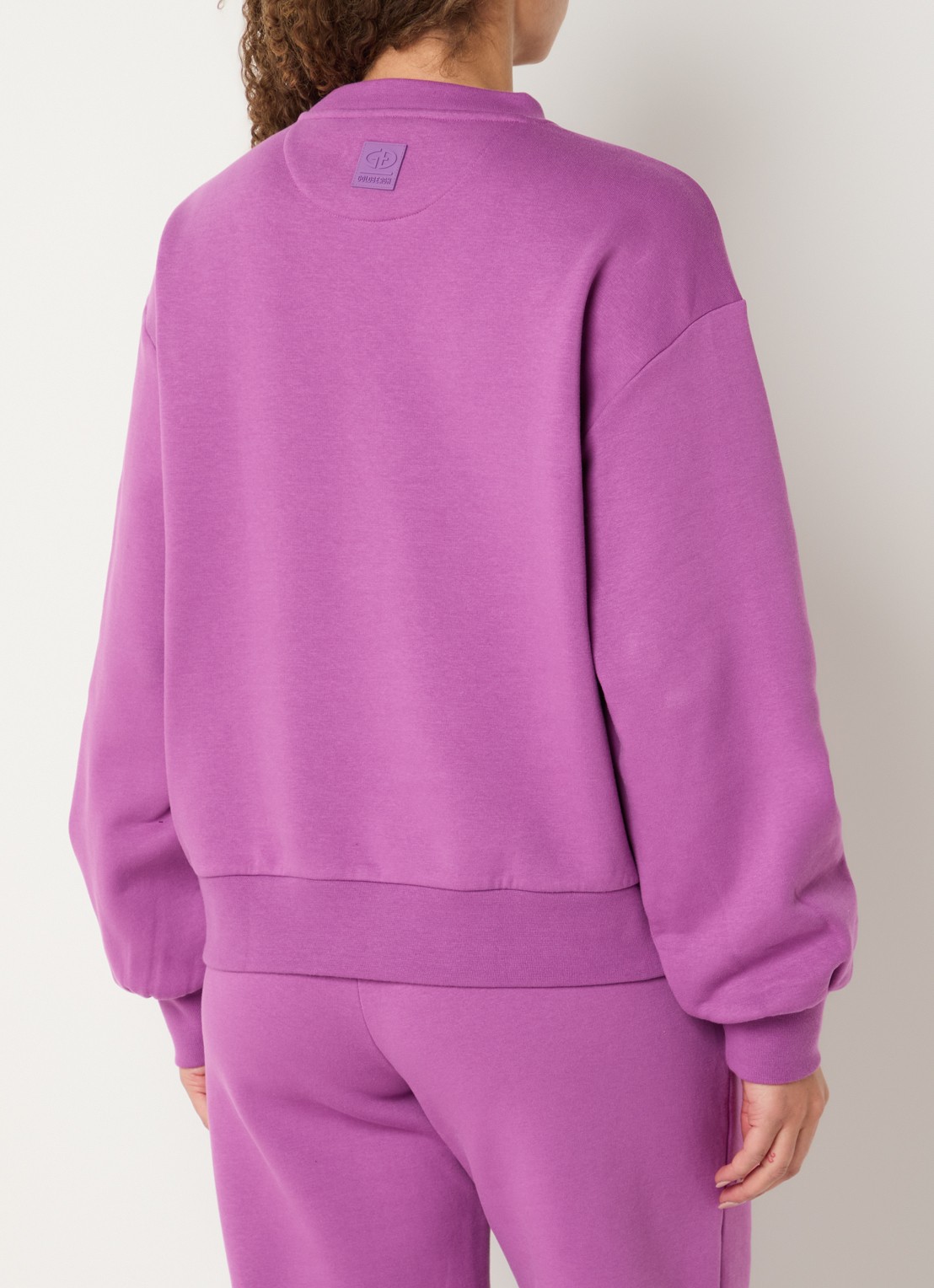 Goldbergh Sweater met logo - achterkant 4 paars