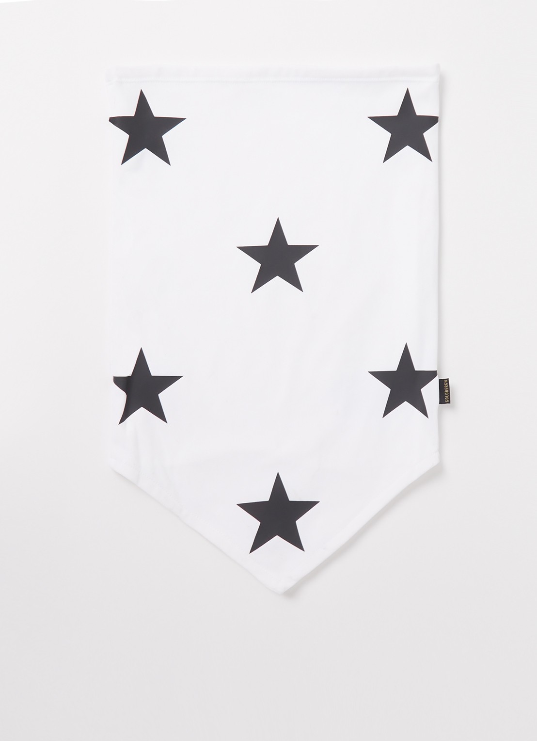 Goldbergh Twinkle colsjaal met sterrenprint - voorkant wit
