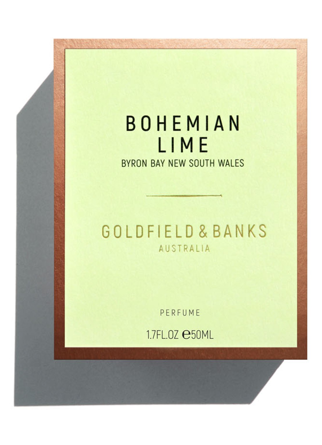 Goldfield & Banks Bohemian Lime Eau de Parfum - voorkant 5 lime