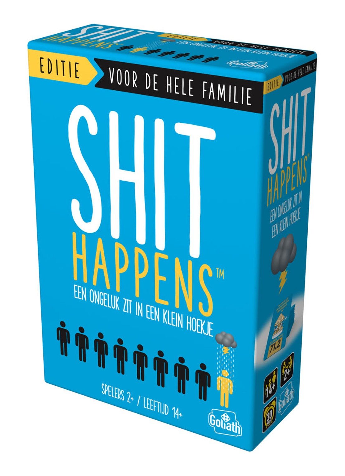 Goliath Shit Happens Familie Editie kaartspel - detail 5 blauw