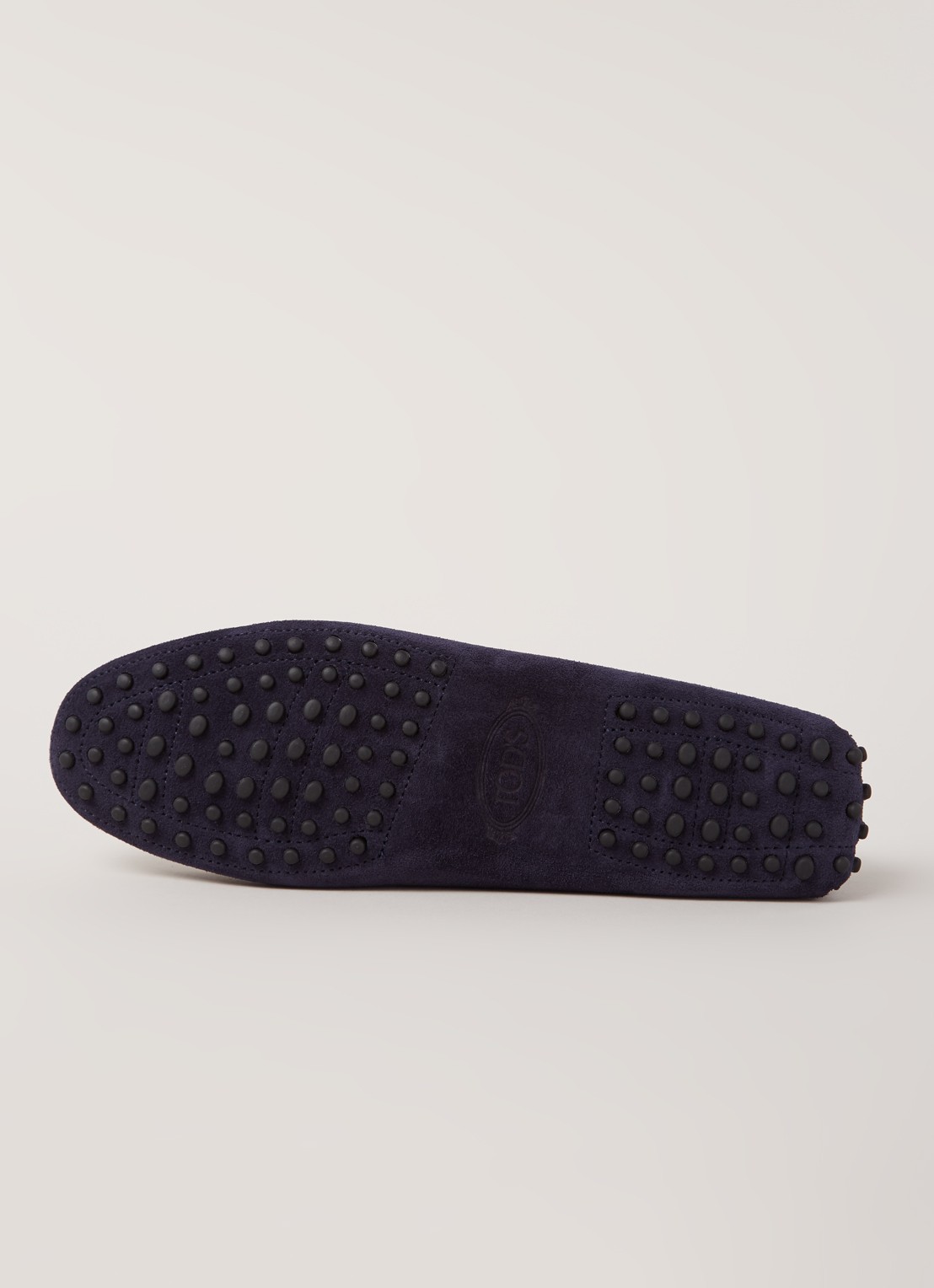 Gommini loafer van suède - detail 5 donkerblauw