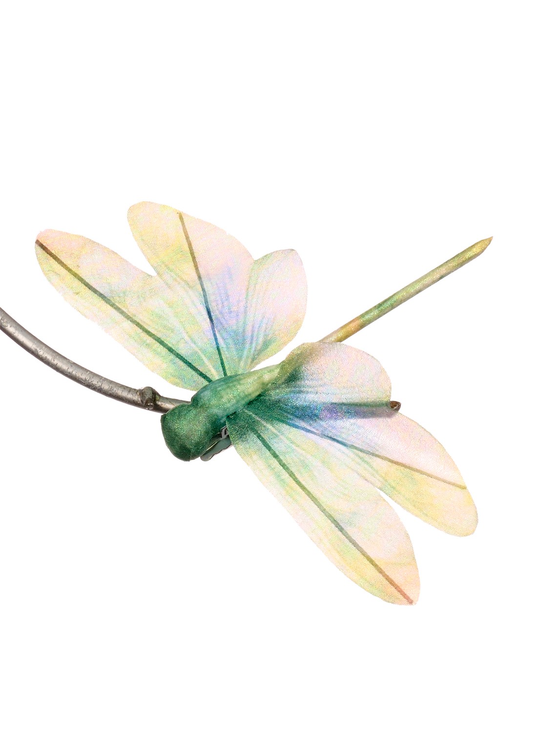 Goodwill Libel kerstornament met clip 15 cm - voorkant groen