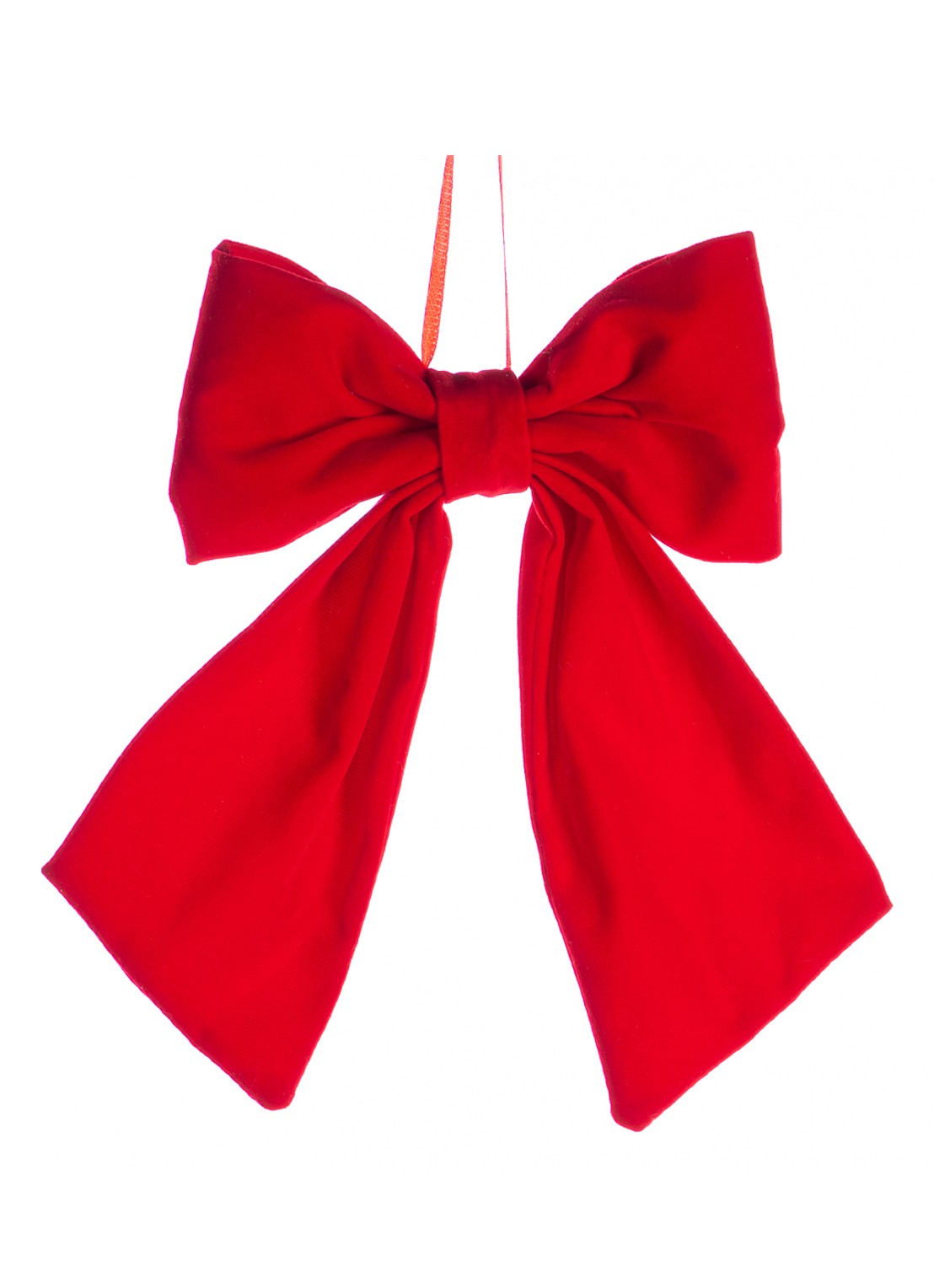 Goodwill Strik kersthanger 21 cm - voorkant rood