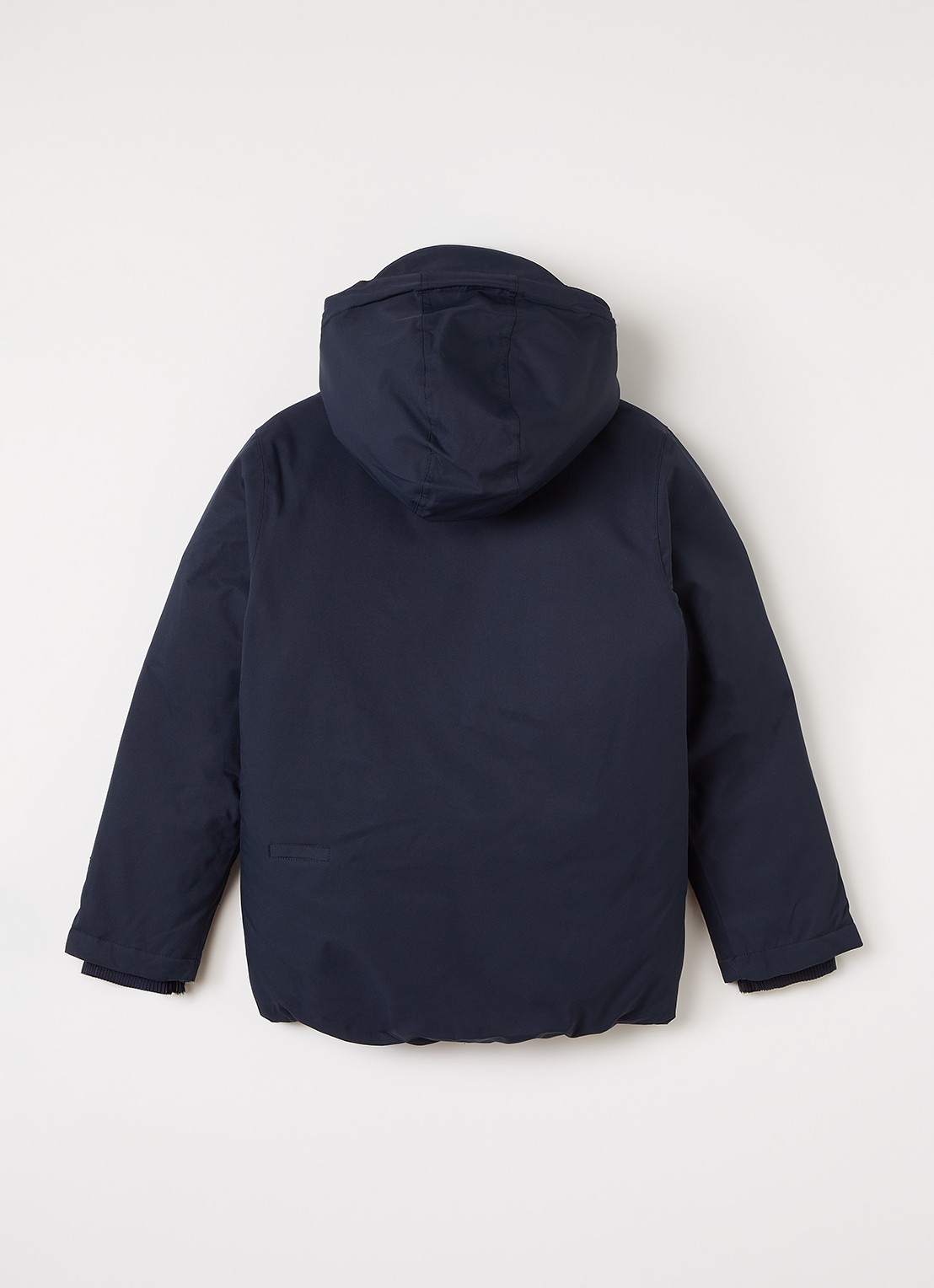 Gosoaky Chipmunck gewatteerde parka met capuchon - achterkant donkerblauw