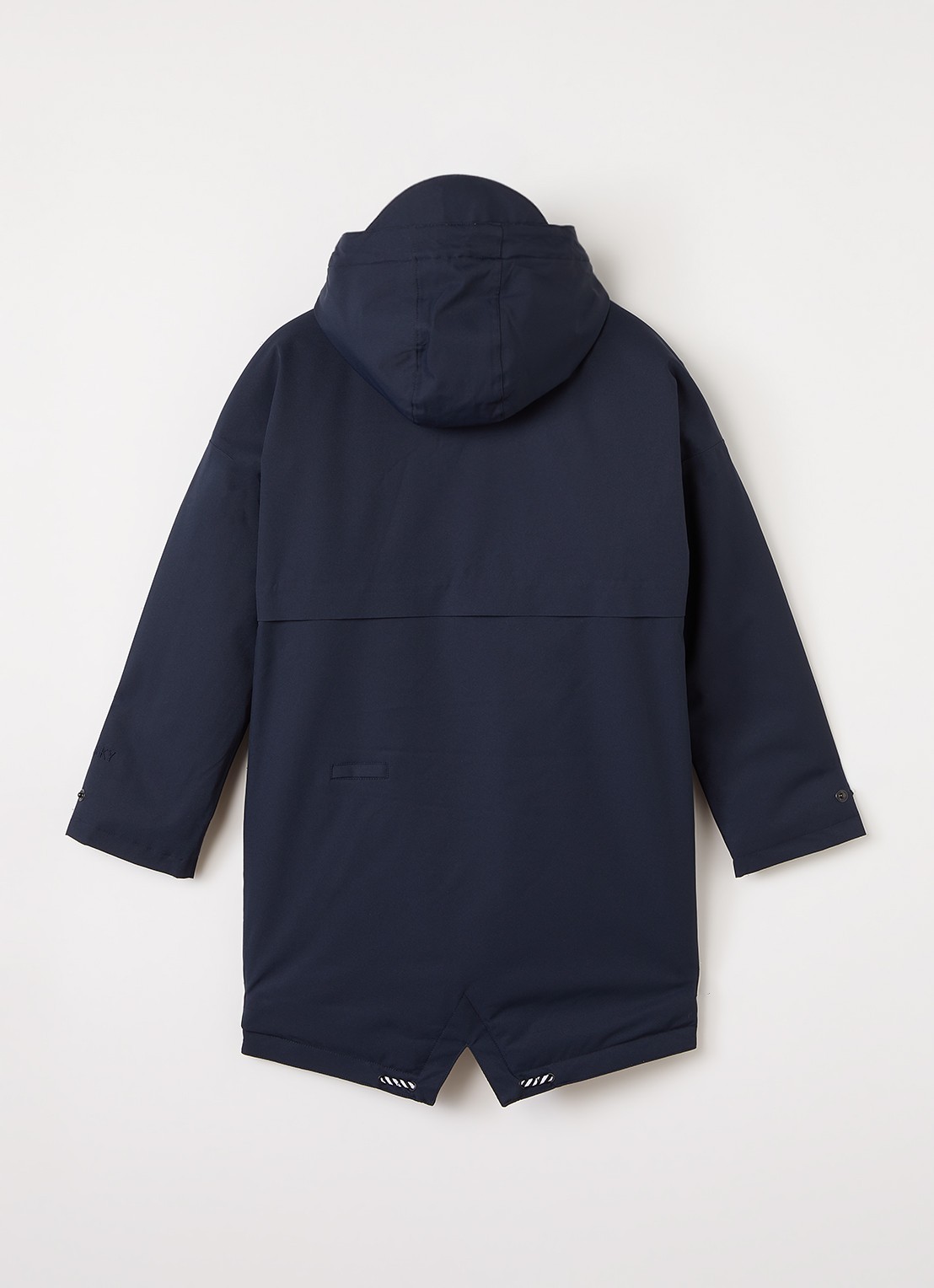 Gosoaky Desert Fox gewatteerde parka met waterafstotende coating - achterkant donkerblauw