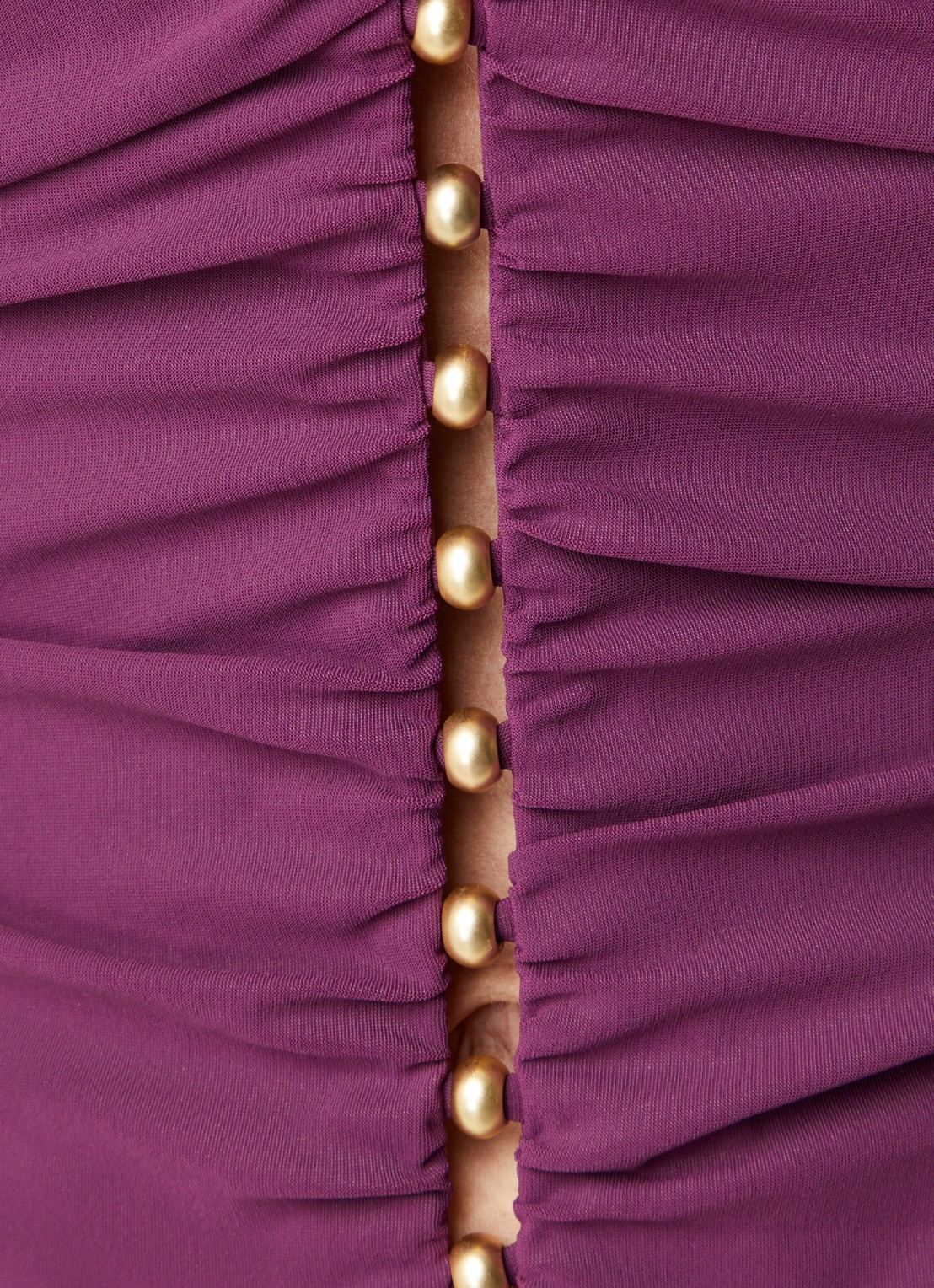 Gottex Voorgevormd badpak met plooidetail - detail 3 bordeauxrood