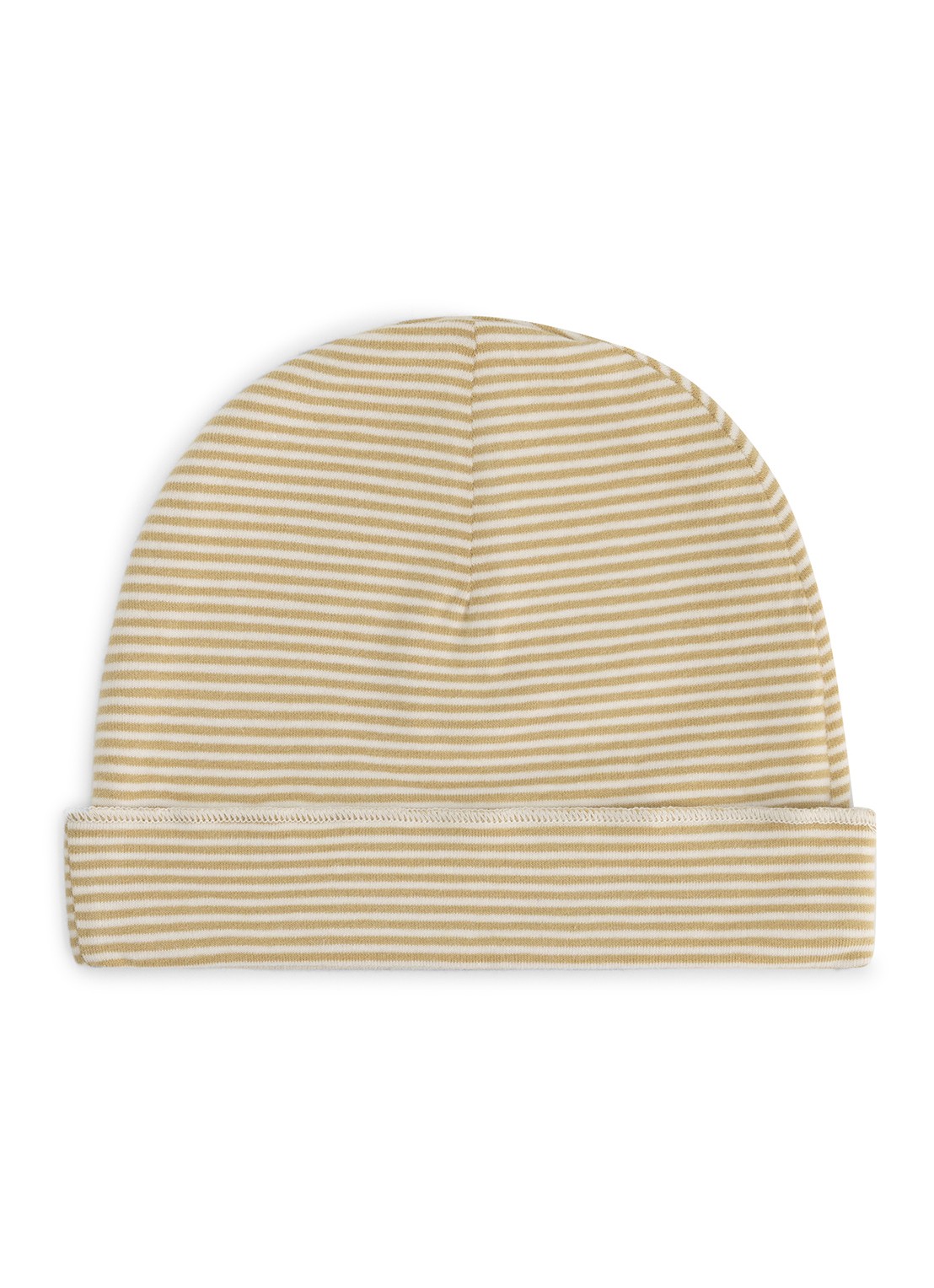 Gray Label Baby muts met streepprint - achterkant 2 beige