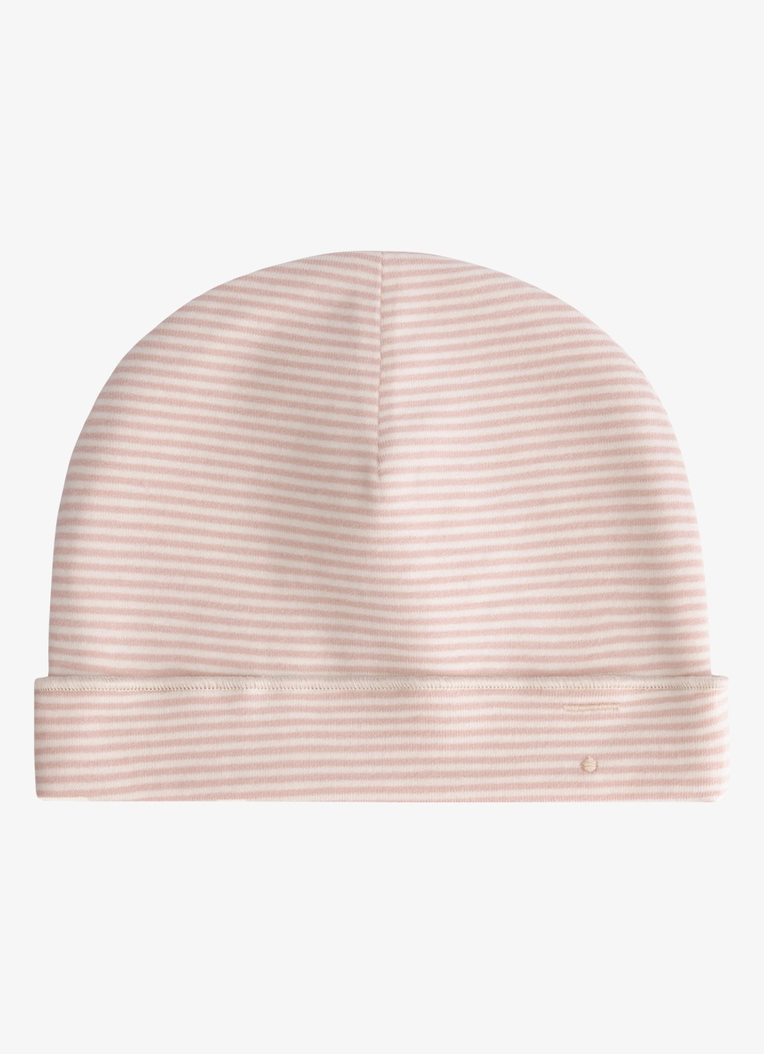 Gray Label Baby muts met streepprint - voorkant roze