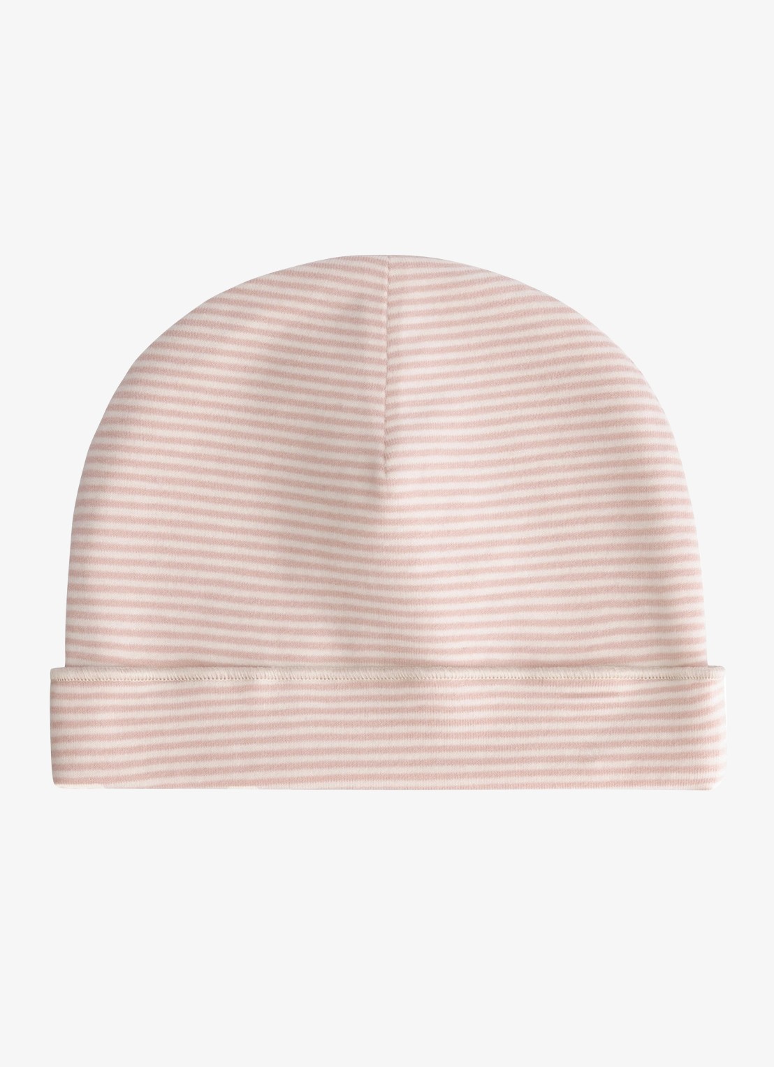 Gray Label Baby muts met streepprint - voorkant 2 roze