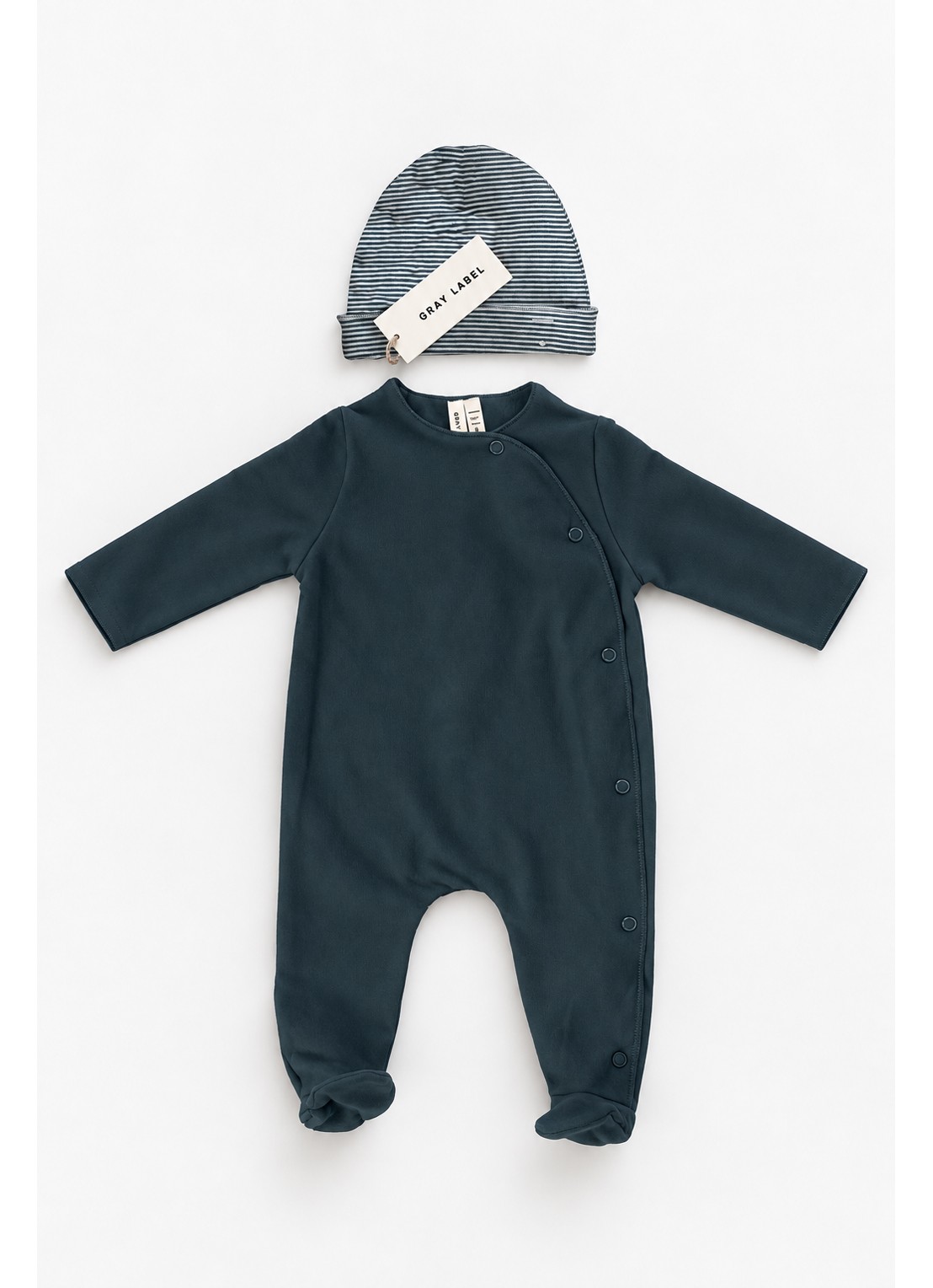 Gray Label Babypak en muts in giftset - voorkant 2 beige