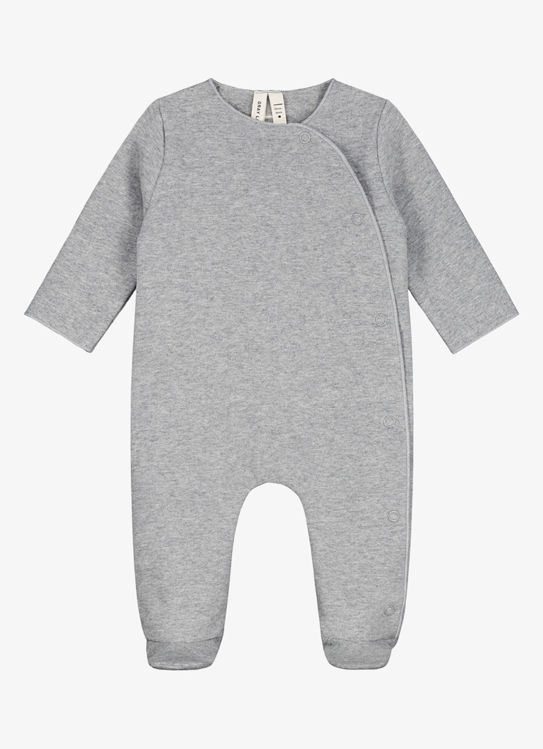 Gray Label Babypak met ronde hals - voorkant grijsmele