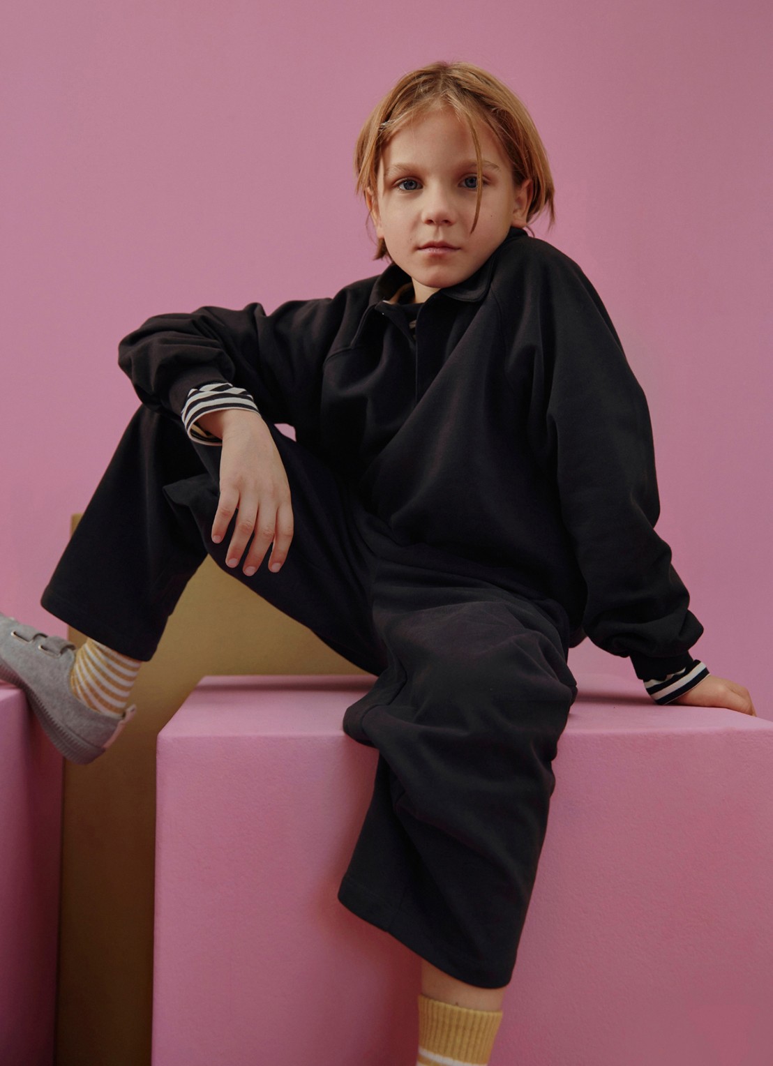 Gray Label Baggy fit joggingbroek - detail 2 zwart