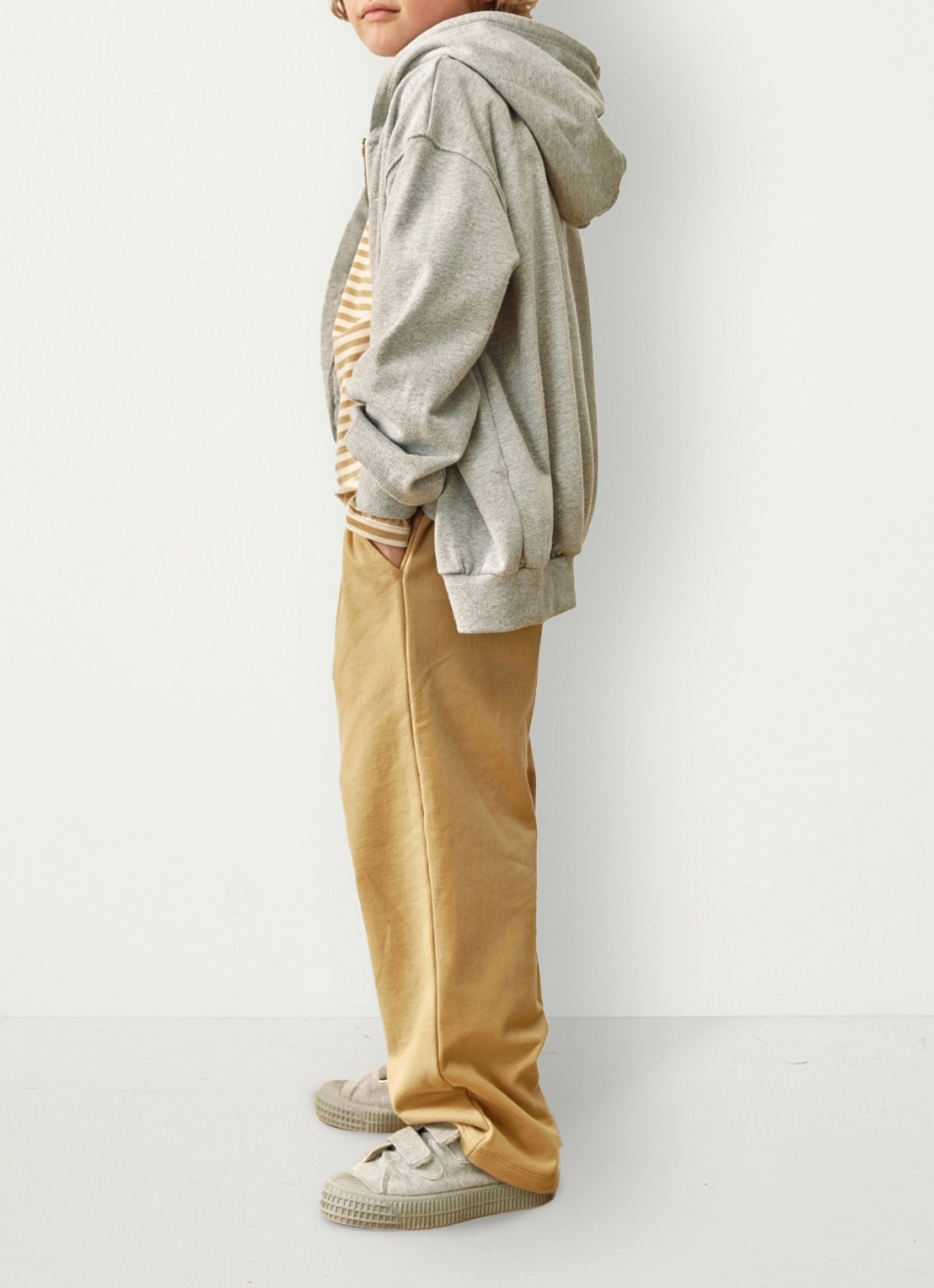 Gray Label Baggy fit joggingbroek - detail 4 camel