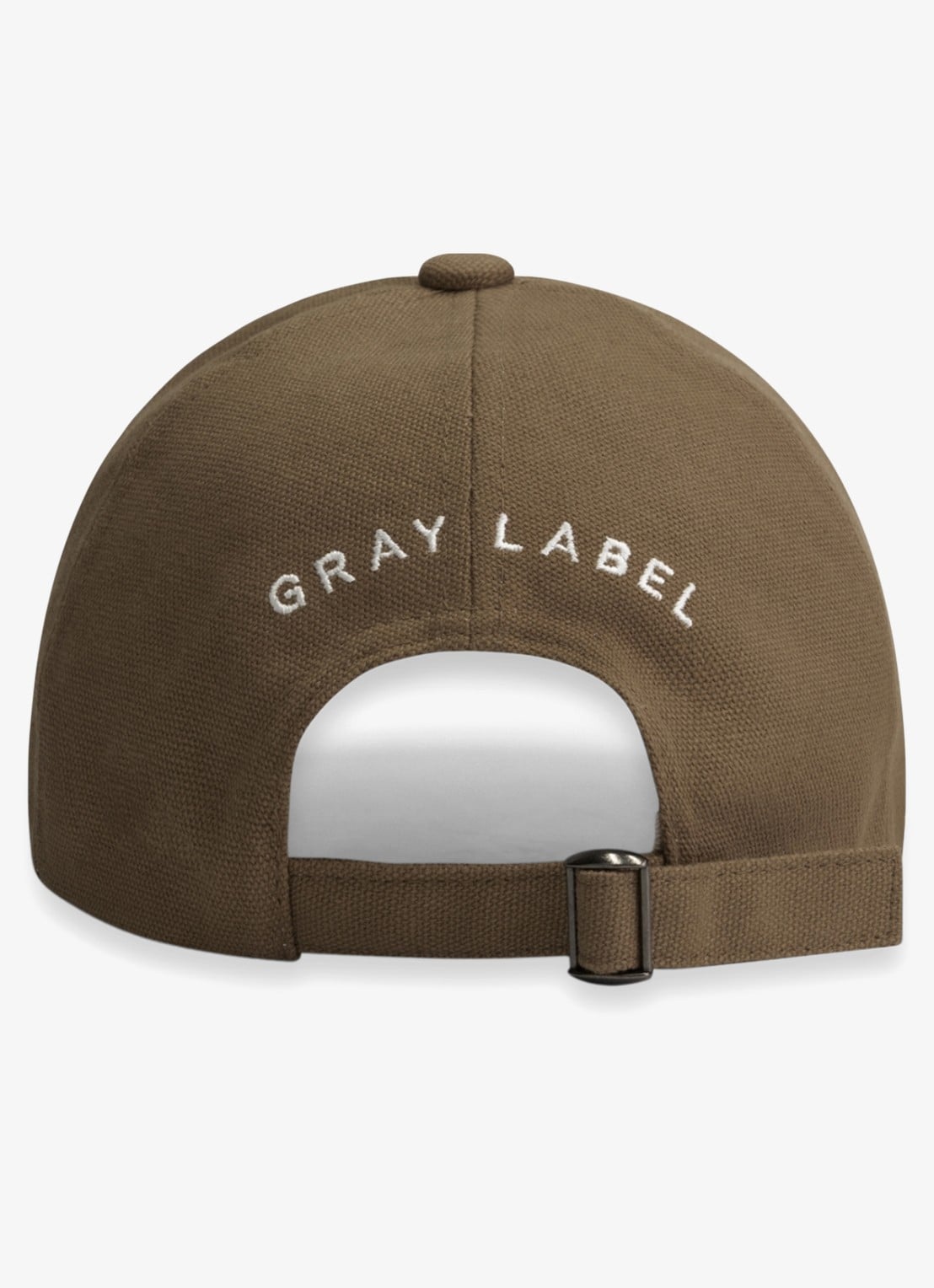 Gray Label Baseball pet met borduring - achterkant 4 bronsgroen