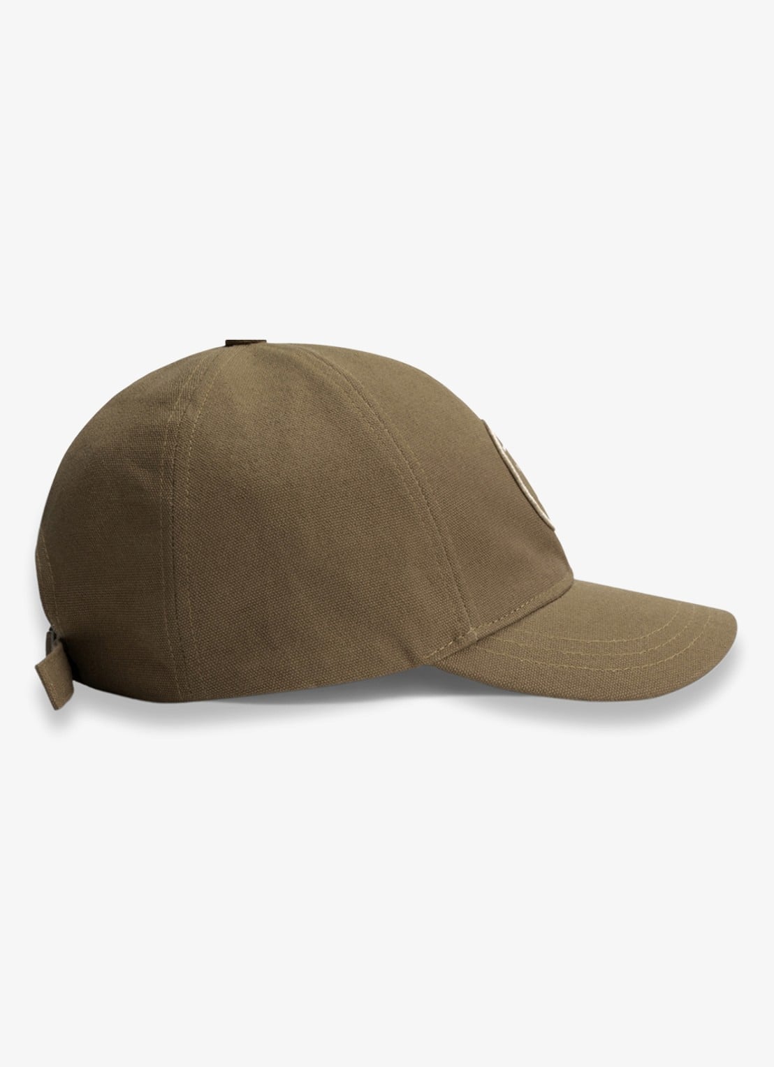 Gray Label Baseball pet met borduring - detail bronsgroen