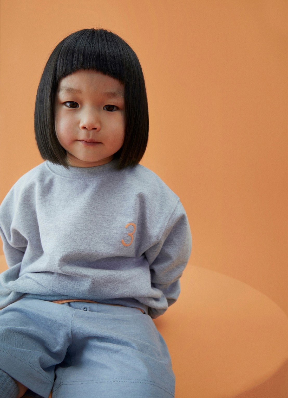 Gray Label Birthday sweater met ronde hals - detail 3 grijsmele