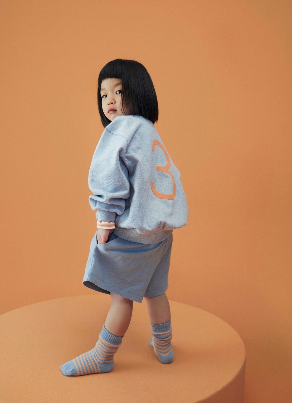Gray Label Birthday sweater met ronde hals - detail 4 grijsmele
