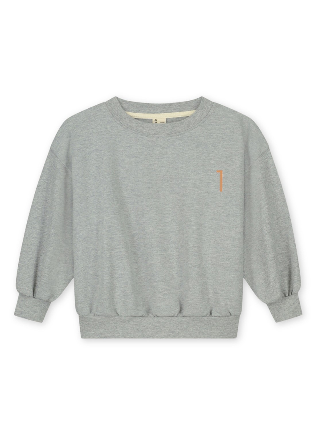 Gray Label Birthday sweater met ronde hals - voorkant 5 grijsmele
