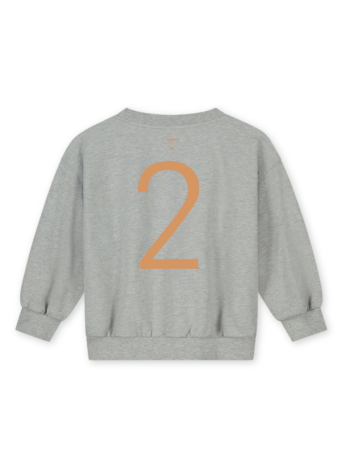 Gray Label Birthday sweater met ronde hals - achterkant 2 grijsmele