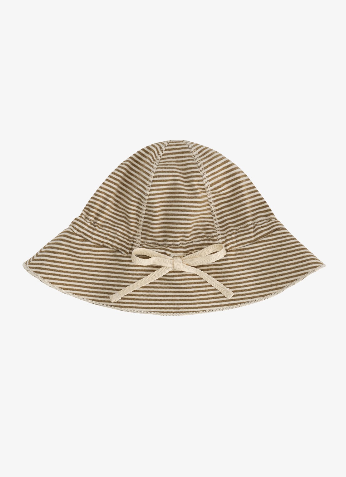 Gray Label Bucket hoed met streepprint - voorkant naturel