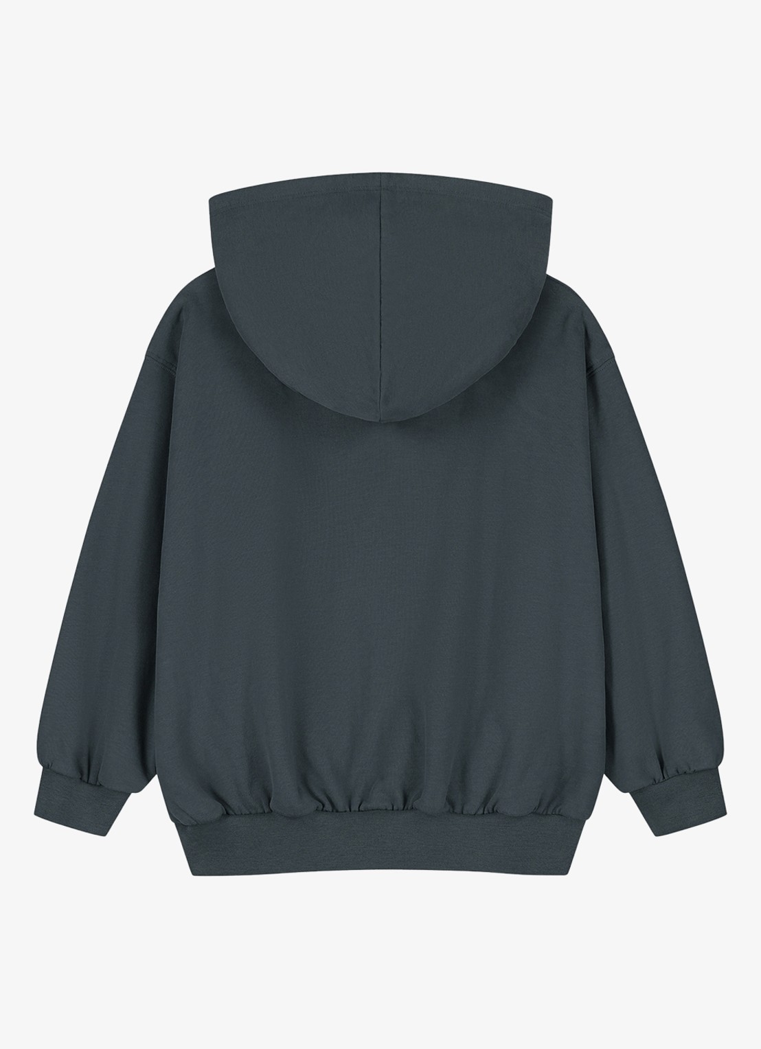Gray Label Hoodie van katoen - achterkant 3 blauwgrijs
