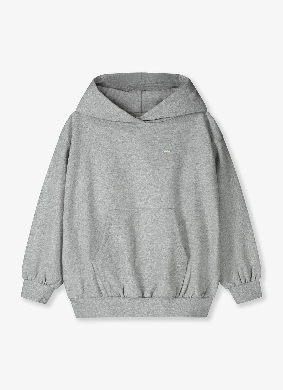 Gray Label Hoodie van katoen - voorkant grijsmele