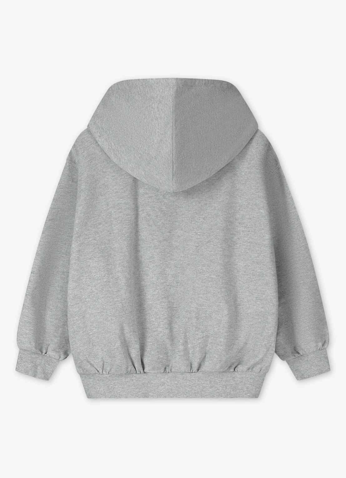 Gray Label Hoodie van katoen - voorkant 2 grijsmele