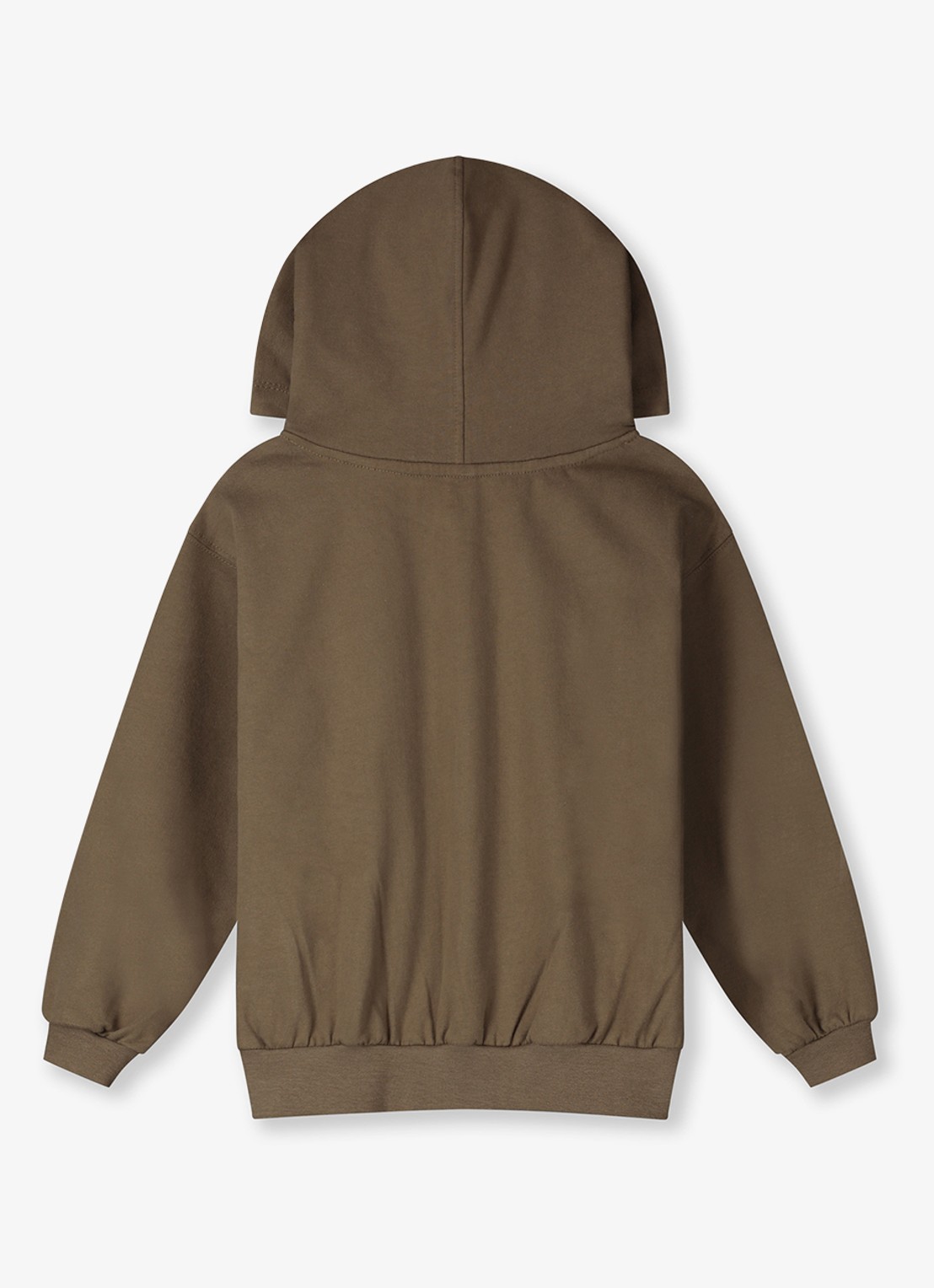 Gray Label Hoodie van katoen - voorkant 2 woody-527 / bruin