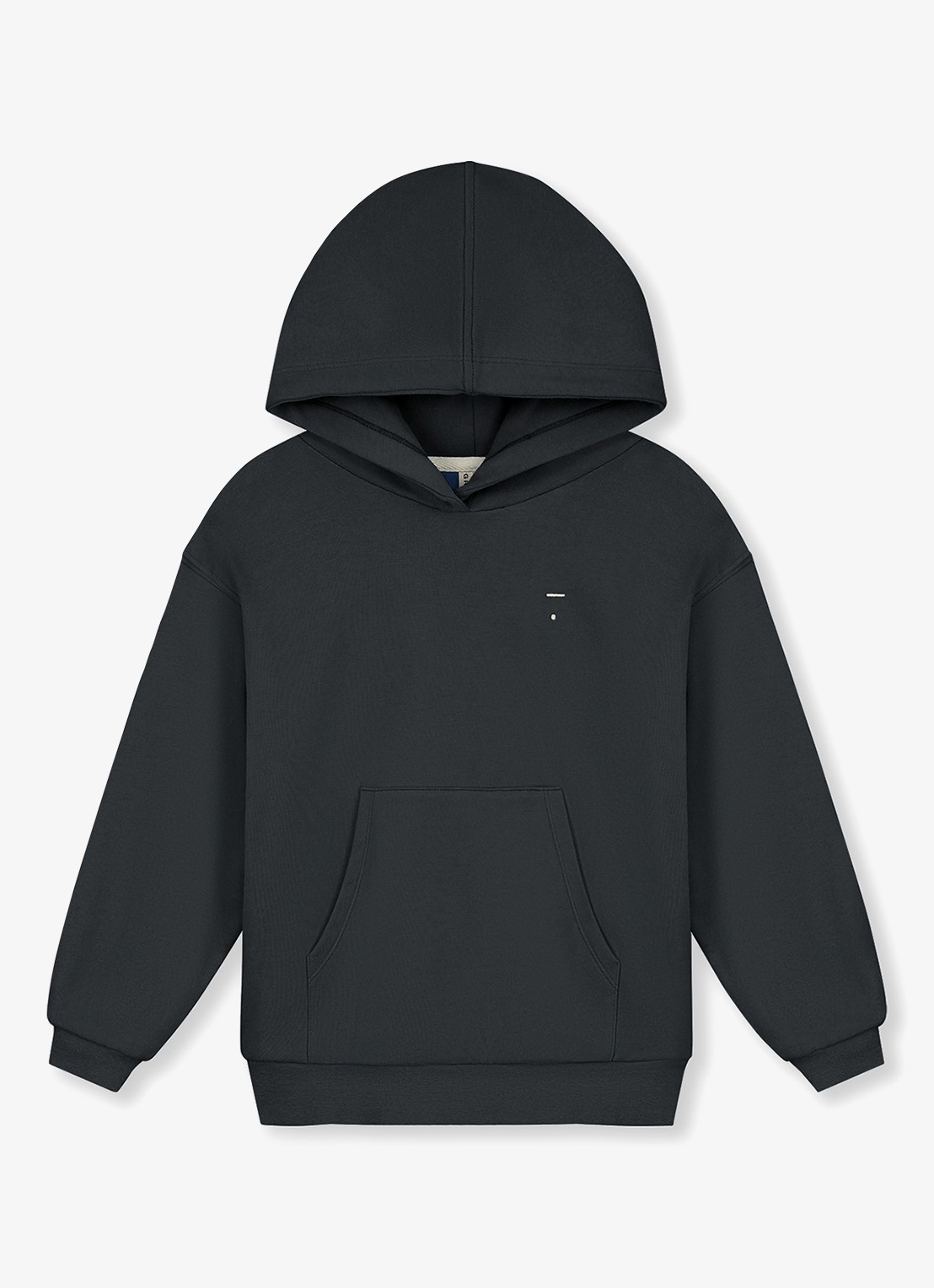 Gray Label Hoodie van katoen - voorkant pirate black-536 / zwart