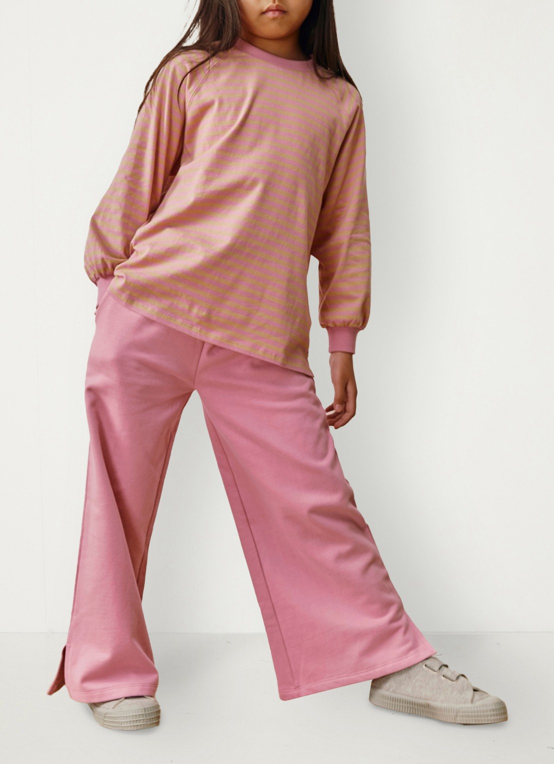 Gray Label Joggingbroek met steekzakken - detail 3 lichtroze