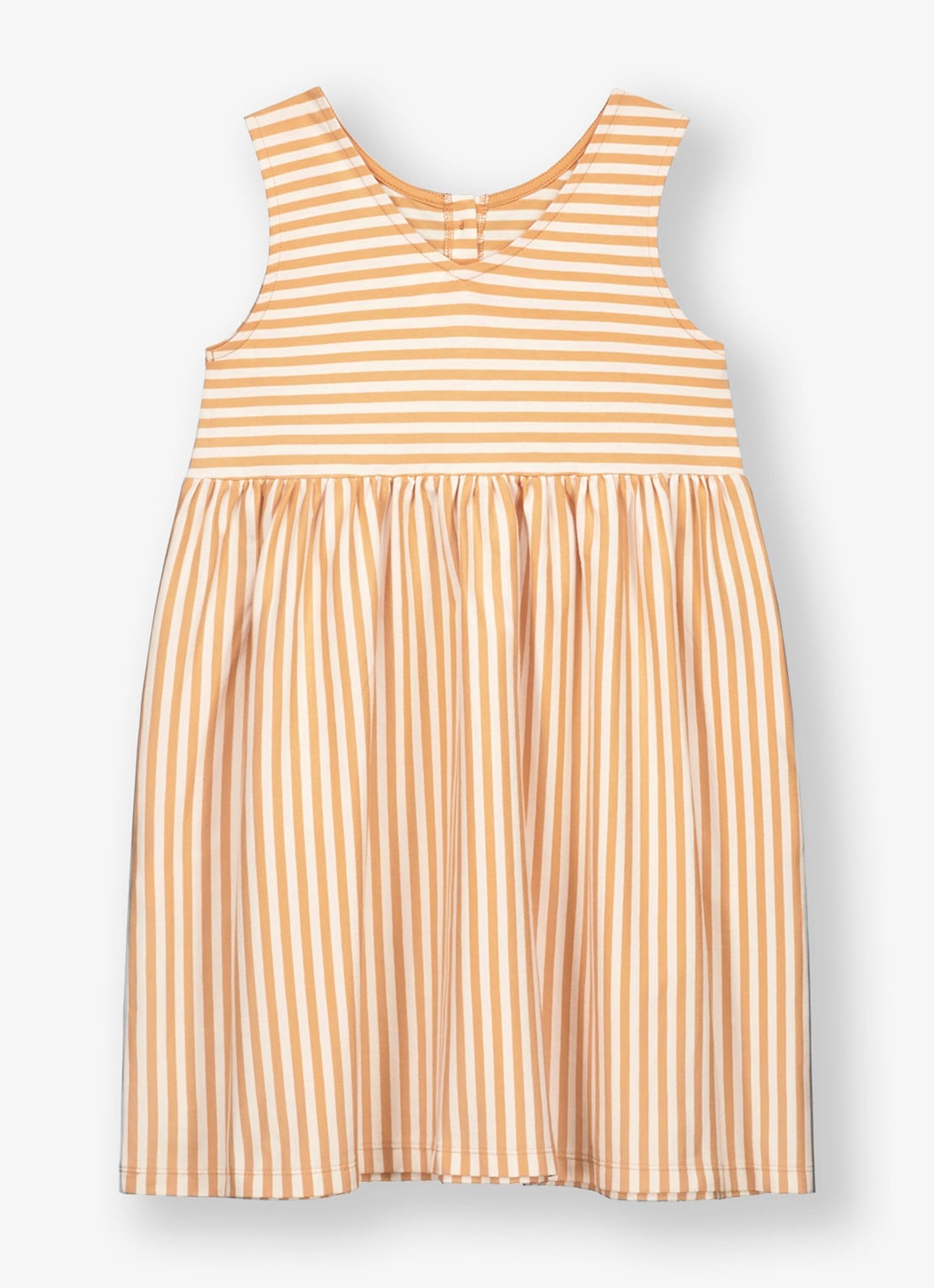 Gray Label Jurk met streepprint - achterkant 3 oranje