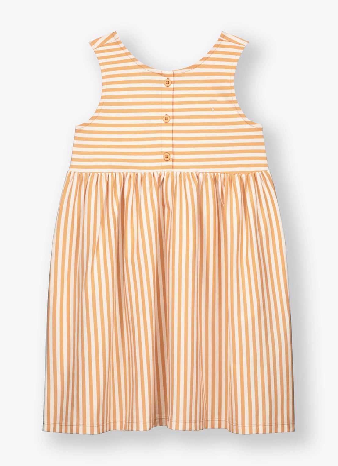 Gray Label Jurk met streepprint - voorkant oranje