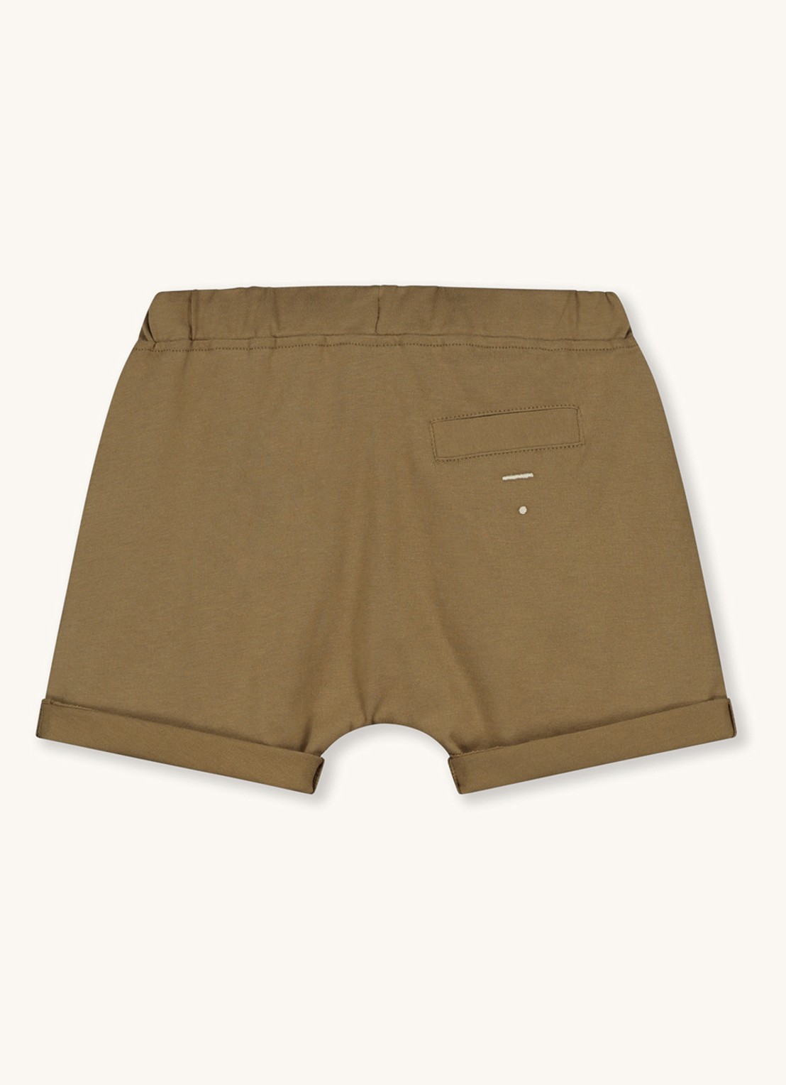 Gray Label Korte joggingbroek van  katoen  - achterkant bronsgroen