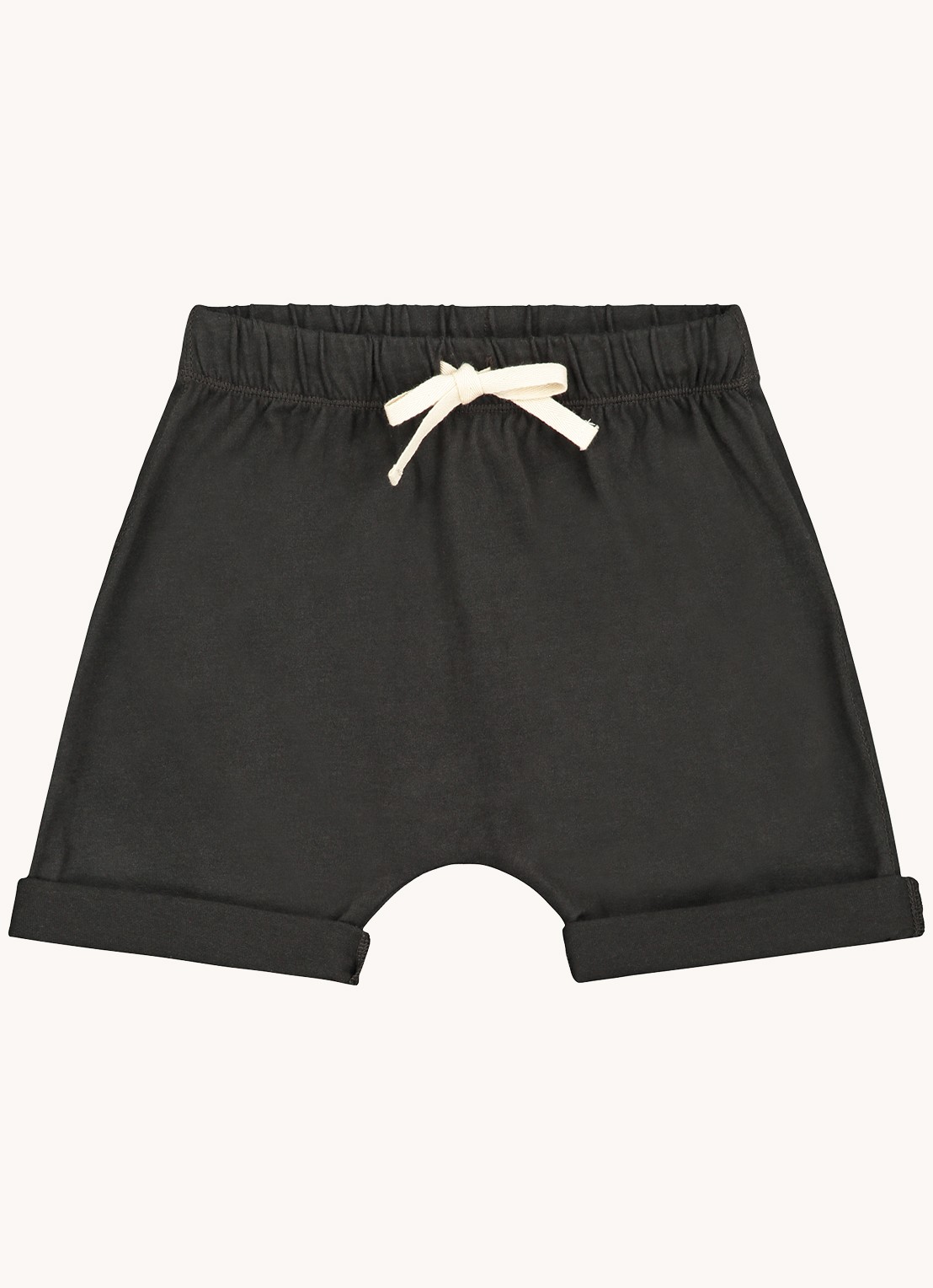 Gray Label Korte joggingbroek van  katoen  - voorkant zwart