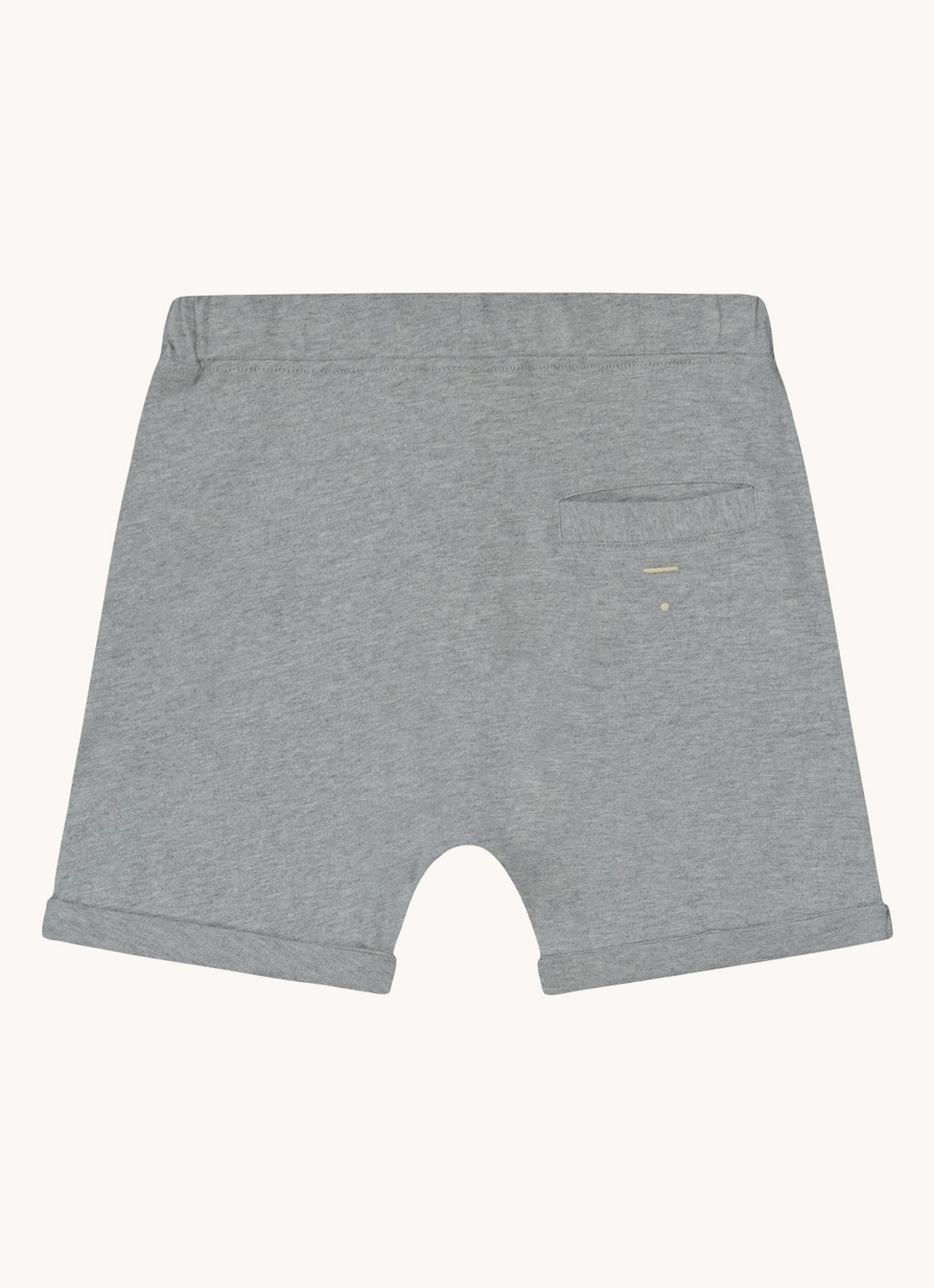 Gray Label Korte joggingbroek van  katoen  - achterkant 3 grijsmele