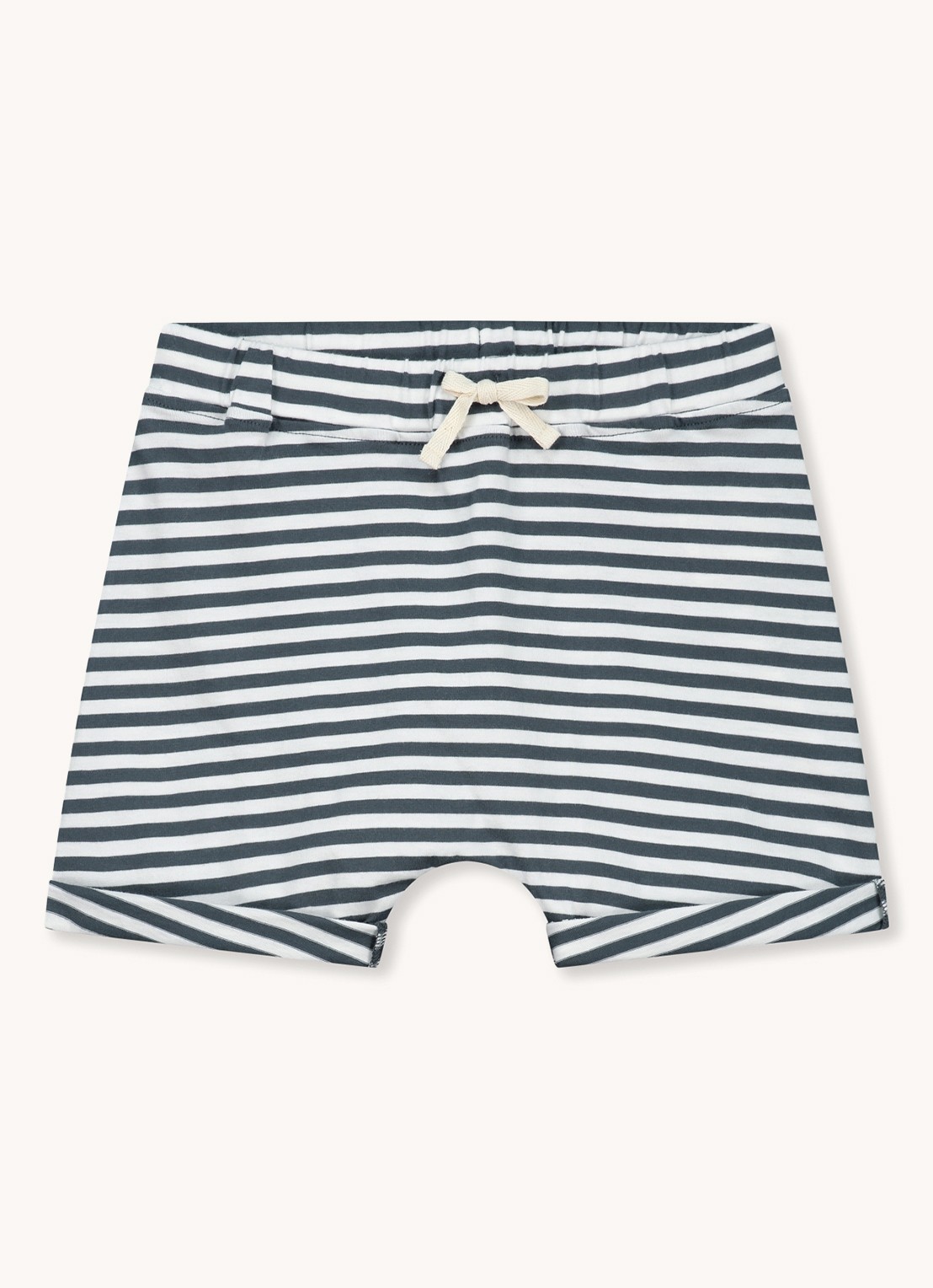 Gray Label Korte joggingbroek van  katoen  - voorkant gebroken wit