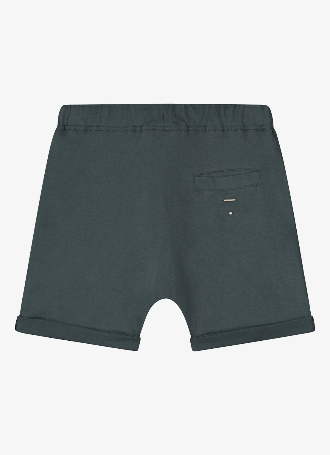 Gray Label Korte joggingbroek van  katoen  - achterkant blauwgrijs