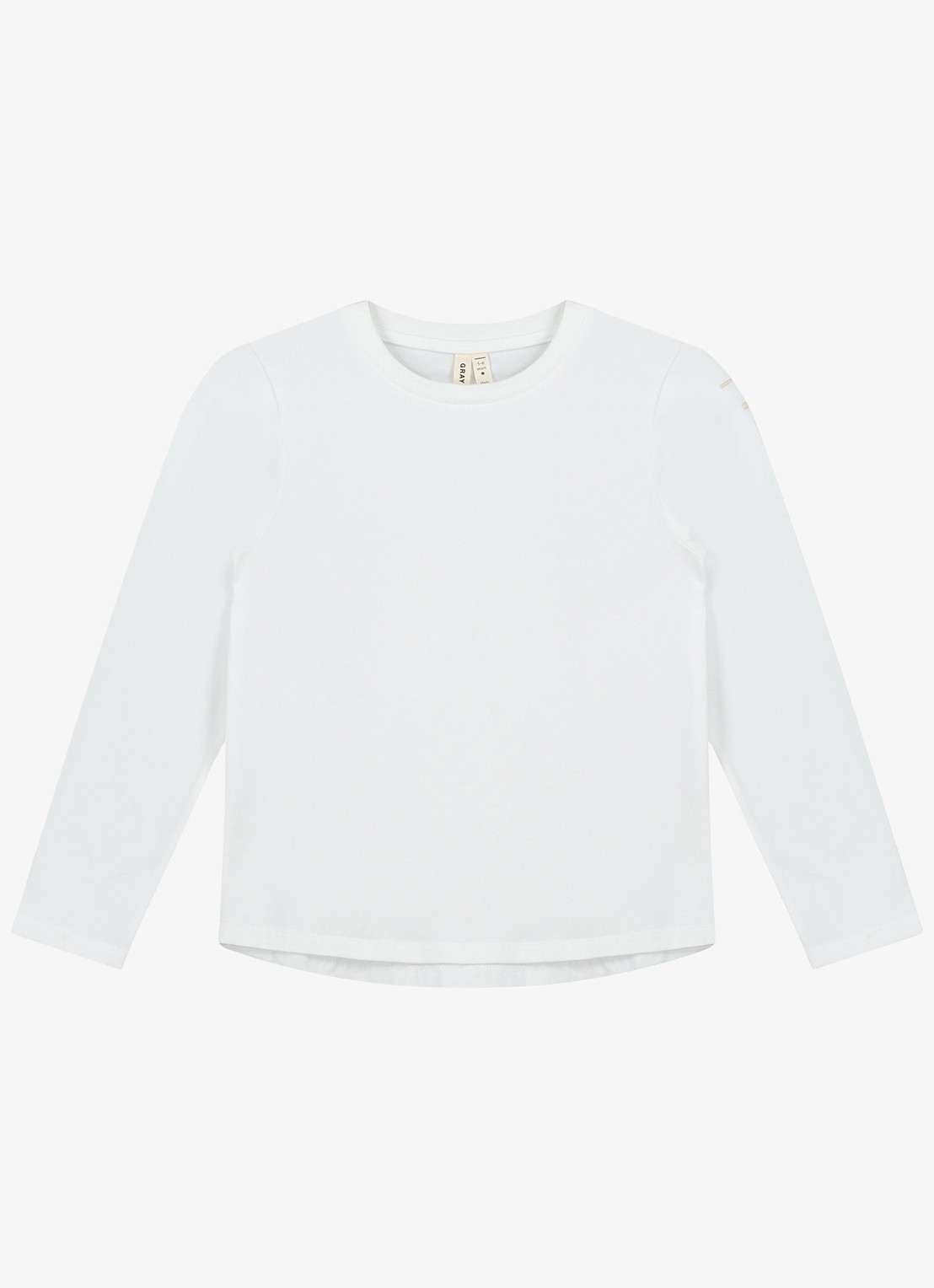 Gray Label Longsleeve met ronde hals - voorkant 2 wit