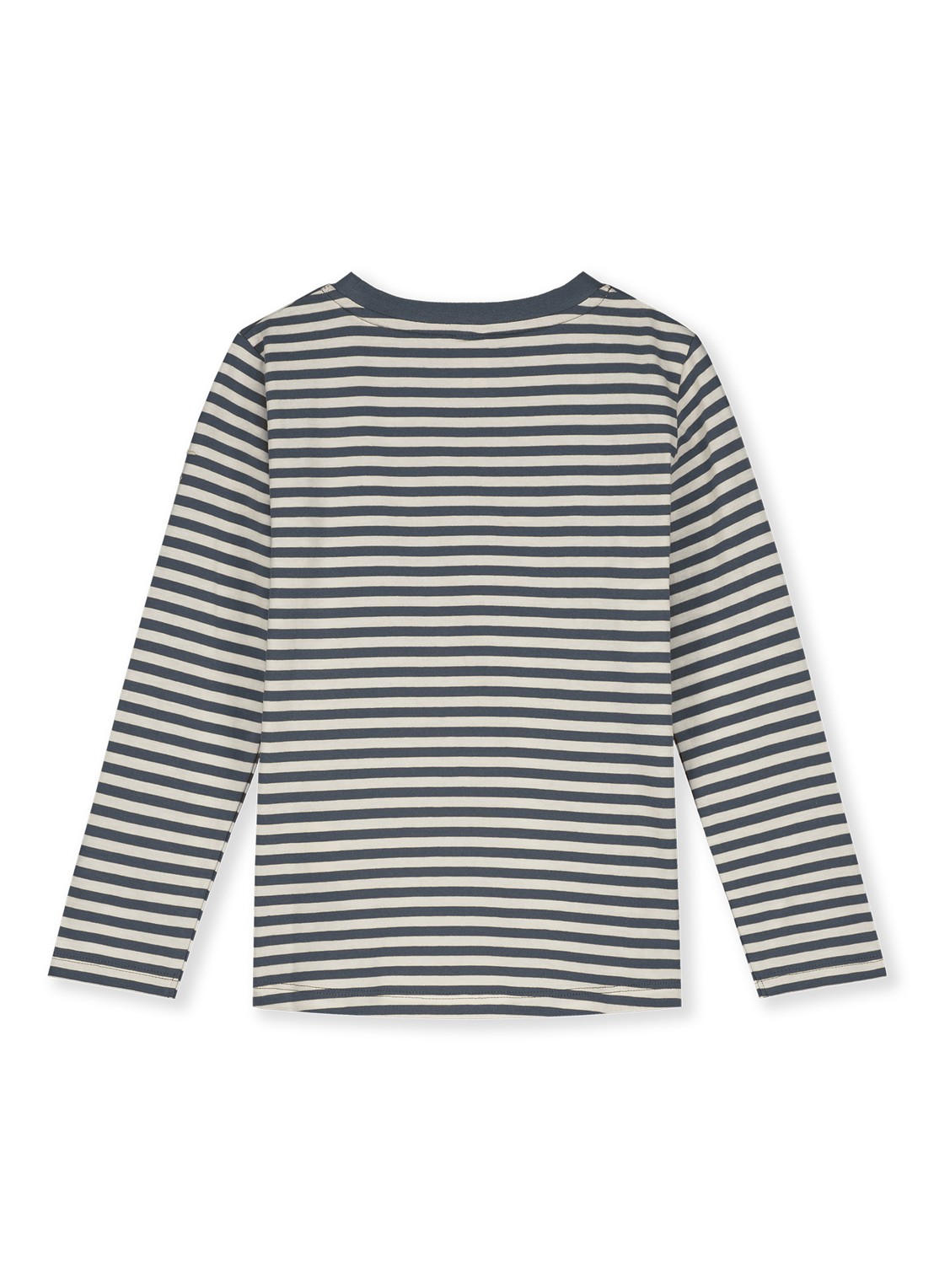 Gray Label Longsleeve met ronde hals - voorkant 2 blauwgrijs