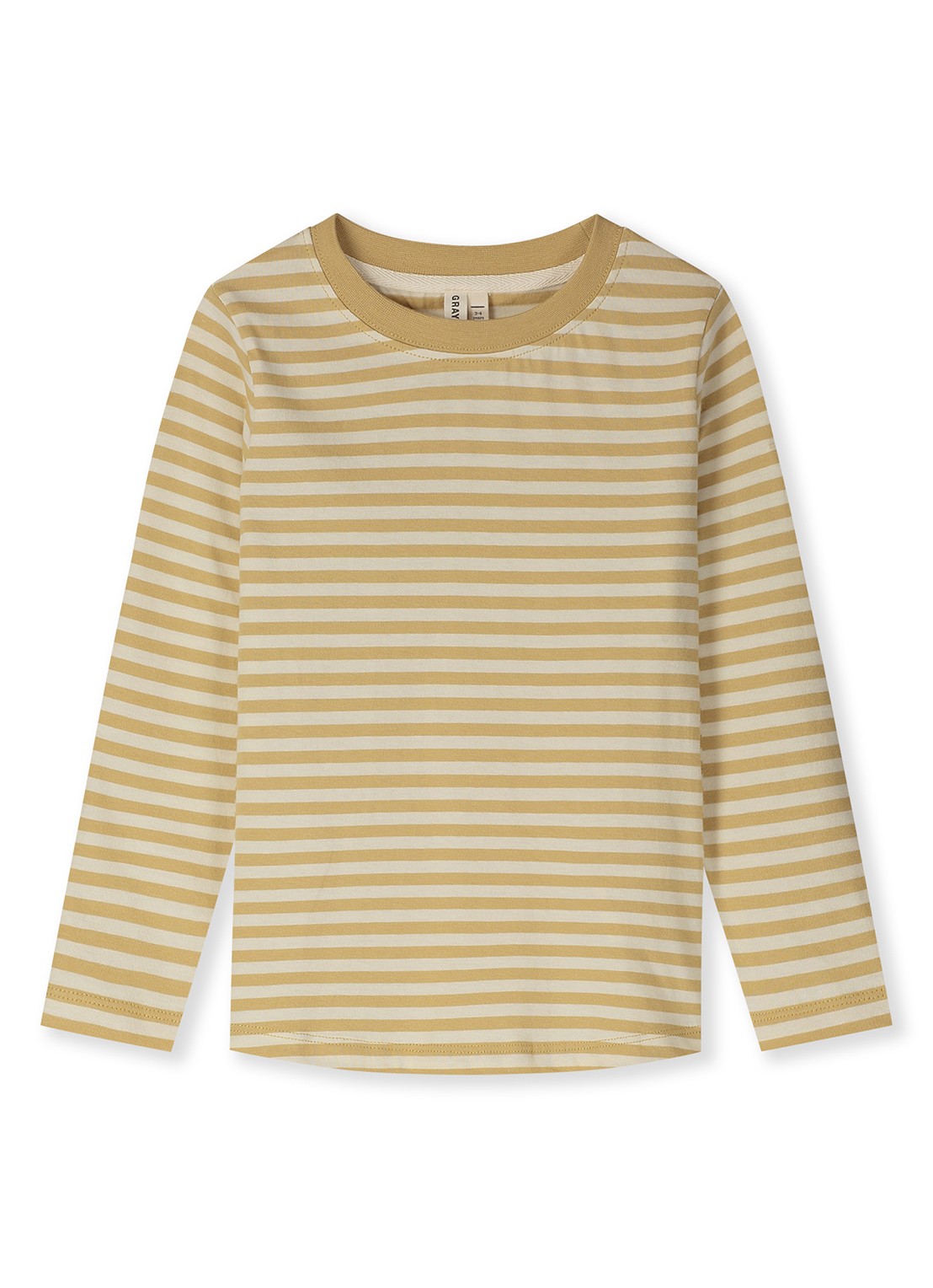 Gray Label Longsleeve met ronde hals - voorkant 2 camel
