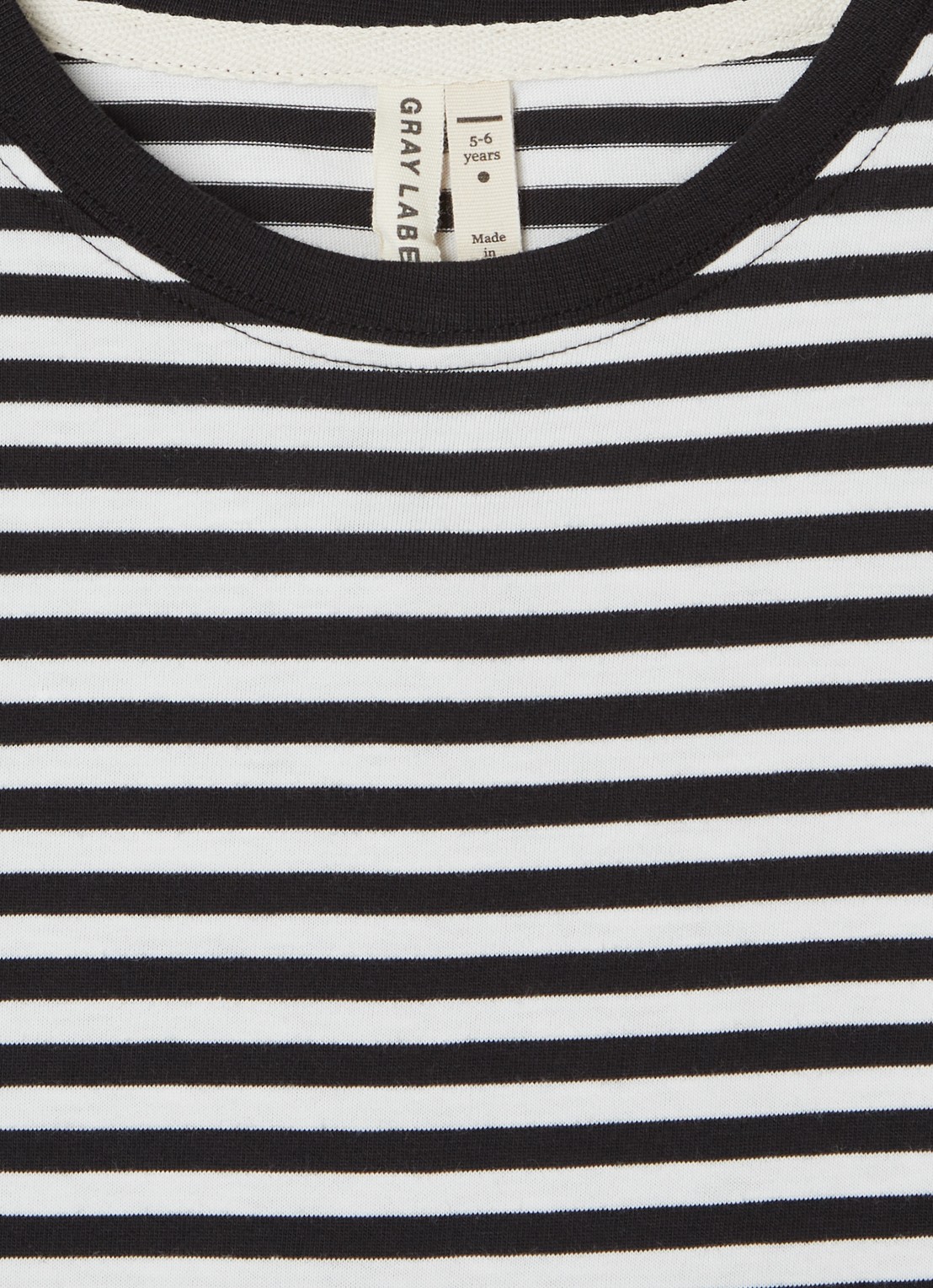 Gray Label Longsleeve van  katoen - detail zwart