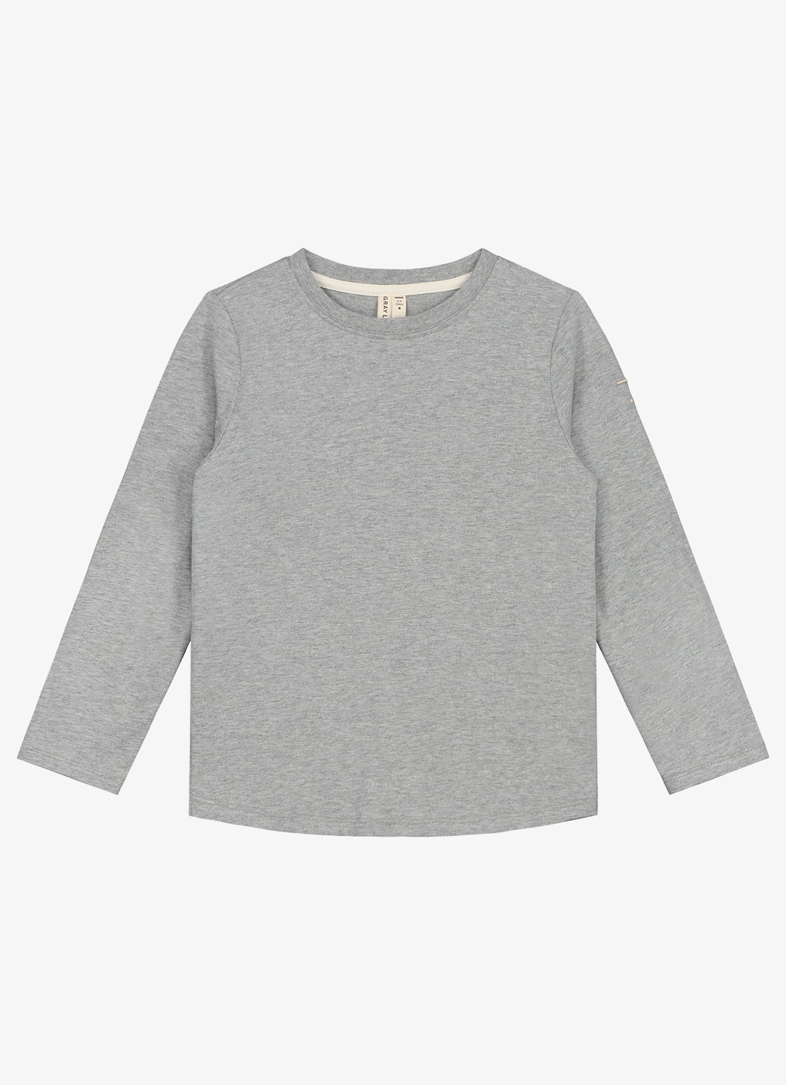 Gray Label Longsleeve van  katoen - voorkant grijsmele