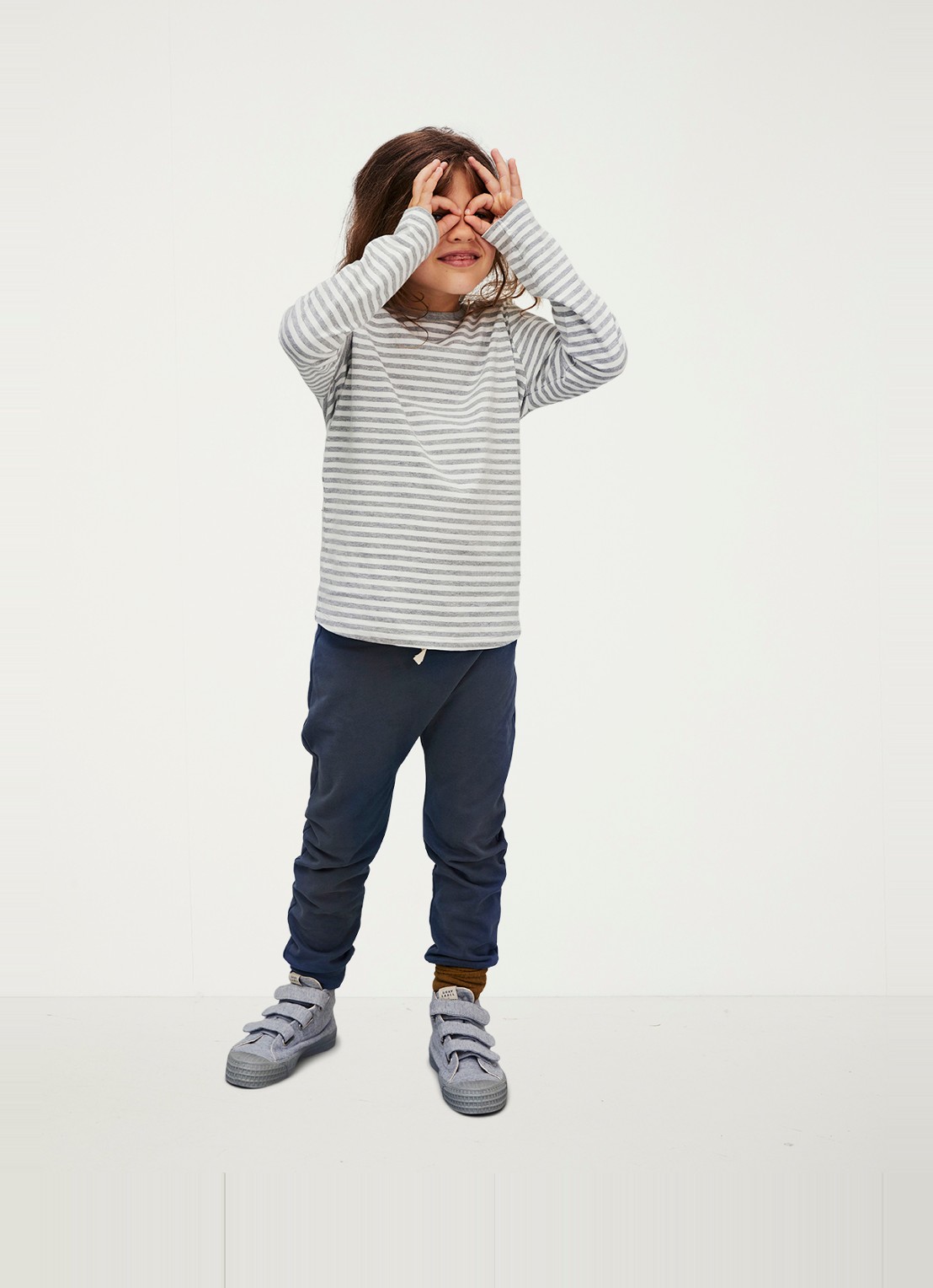 Gray Label Longsleeve van  katoen - voorkant 3 grijs