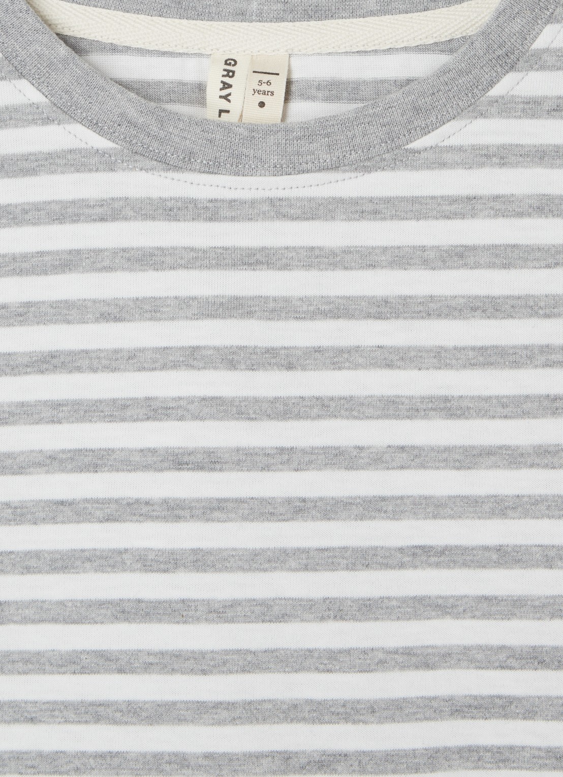 Gray Label Longsleeve van  katoen - detail grijs