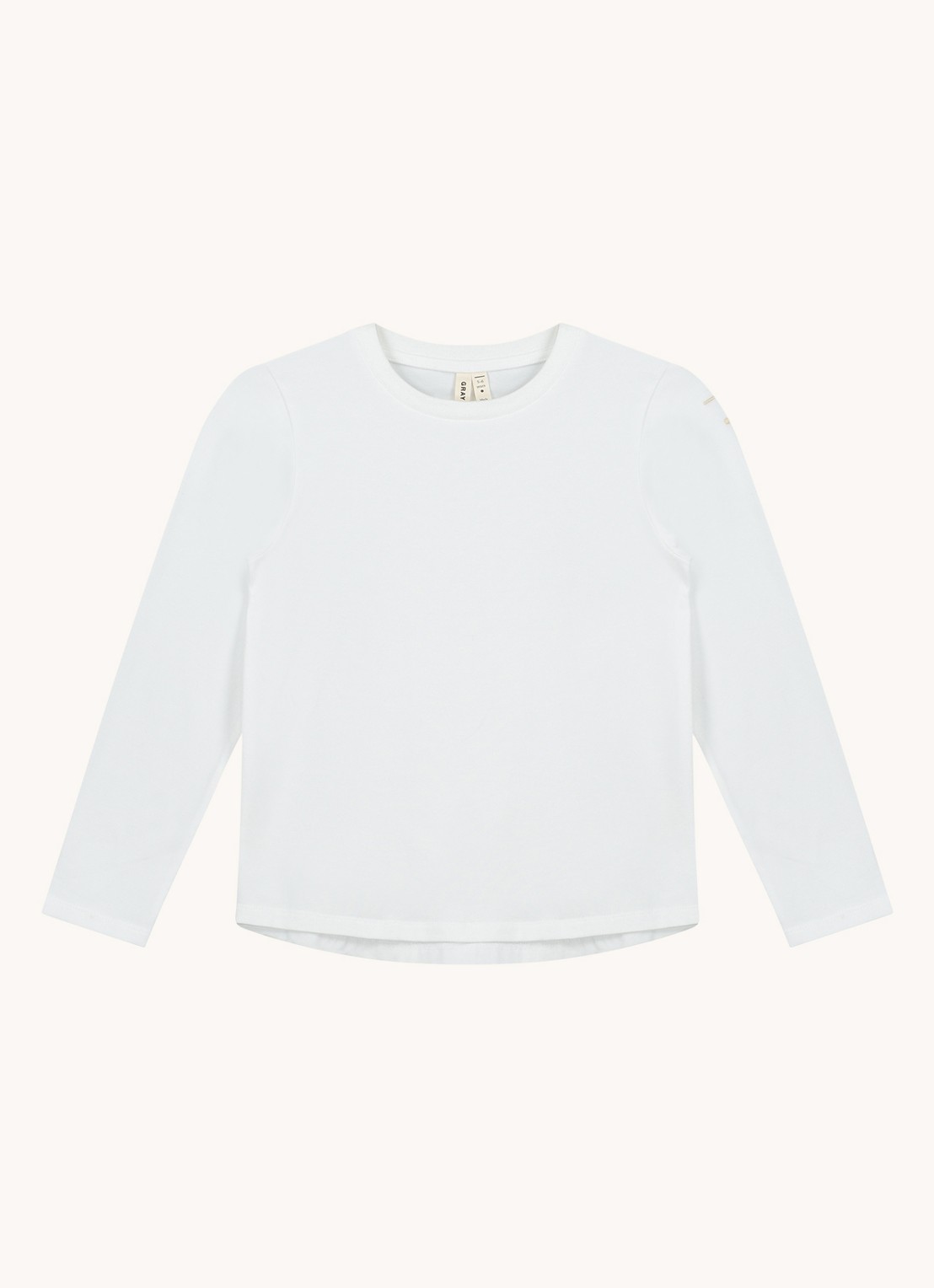 Gray Label Longsleeve van  katoen - voorkant wit