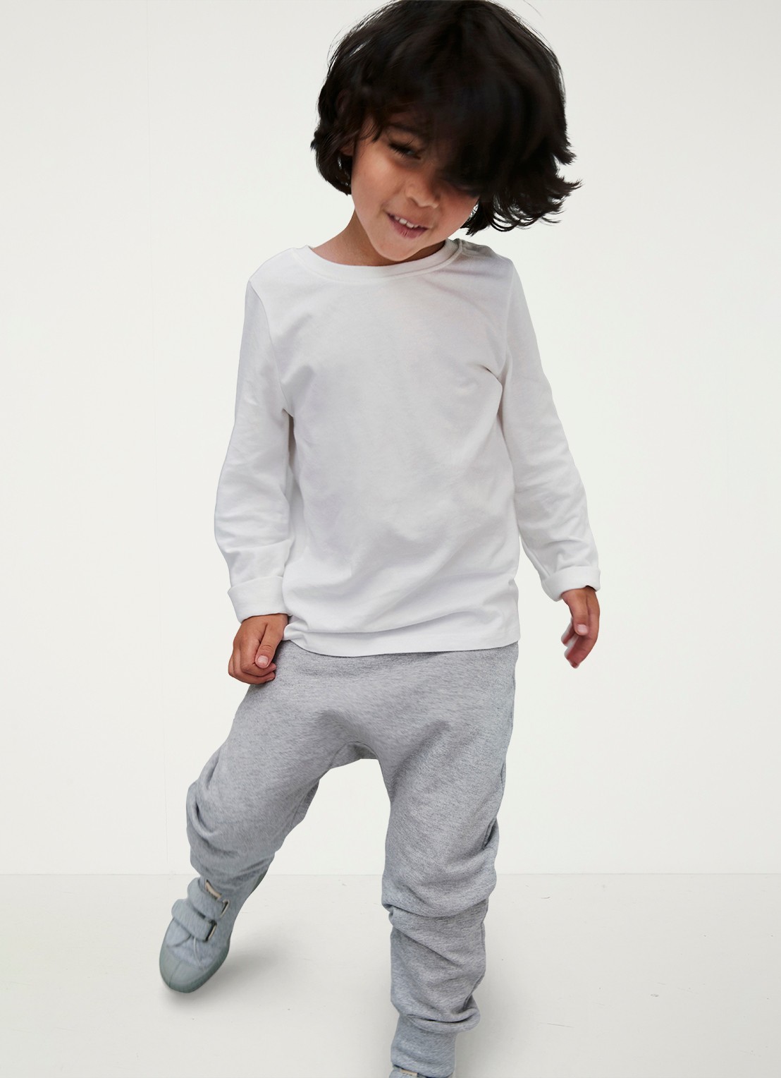 Gray Label Longsleeve van  katoen - voorkant 2 wit