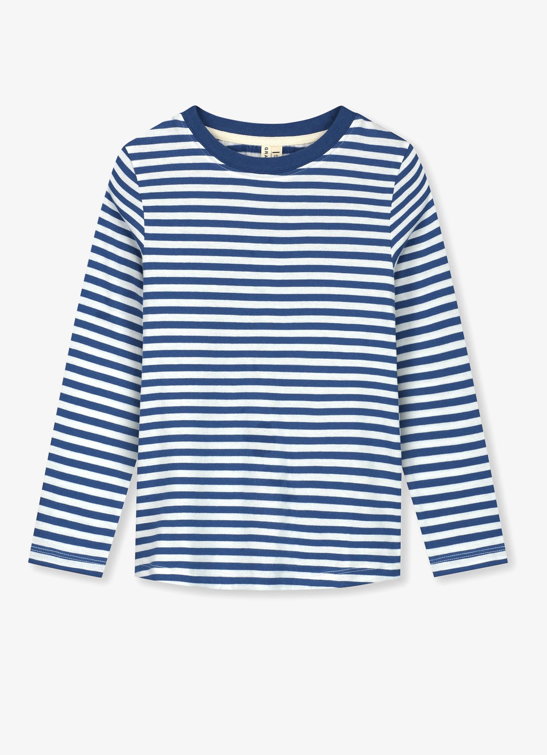Gray Label Longsleeve van  katoen - voorkant staalblauw